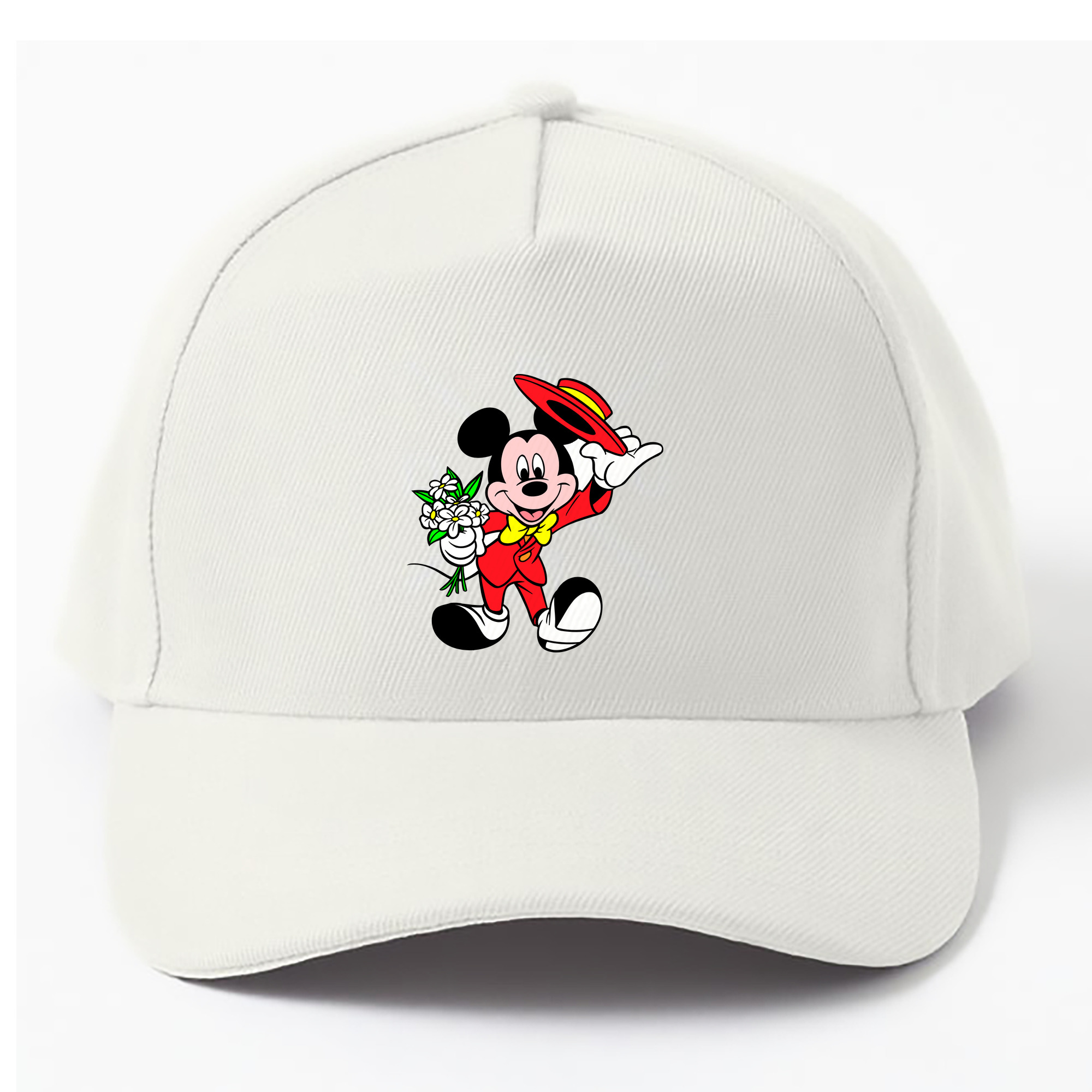 （画像用） ミッキーマウス Mickey Mouse ベースボールキャップ 綿100％ 男女兼用 帽子 スポーツ