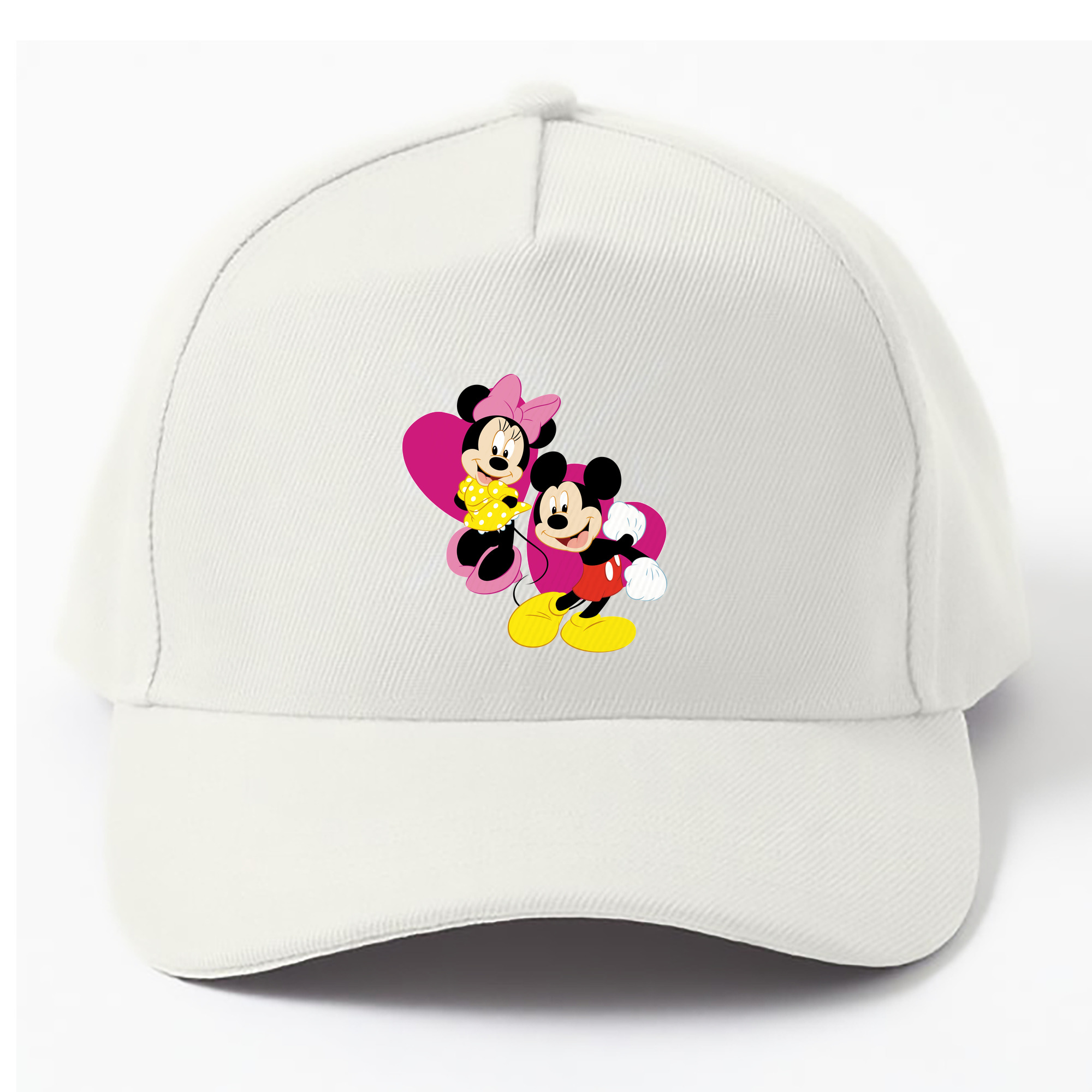 （画像用） ミッキーマウス Mickey Mouse ベースボールキャップ 綿100％ 男女兼用 帽子 スポーツ