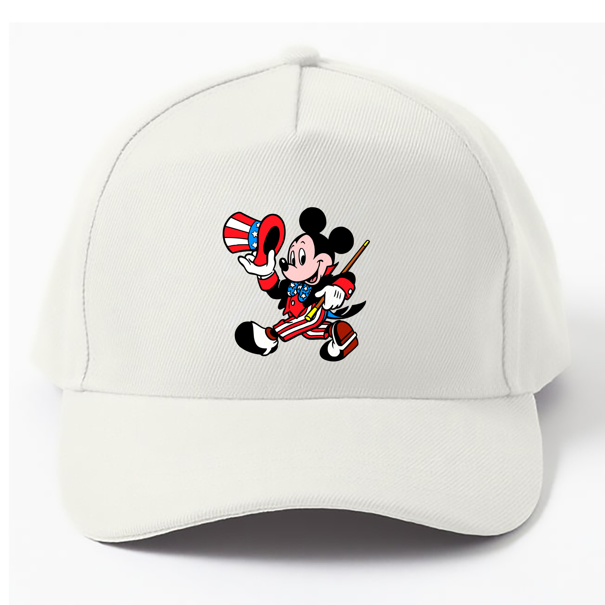 （画像用） ミッキーマウス Mickey Mouse ベースボールキャップ 綿100％ 男女兼用 帽子 スポーツ