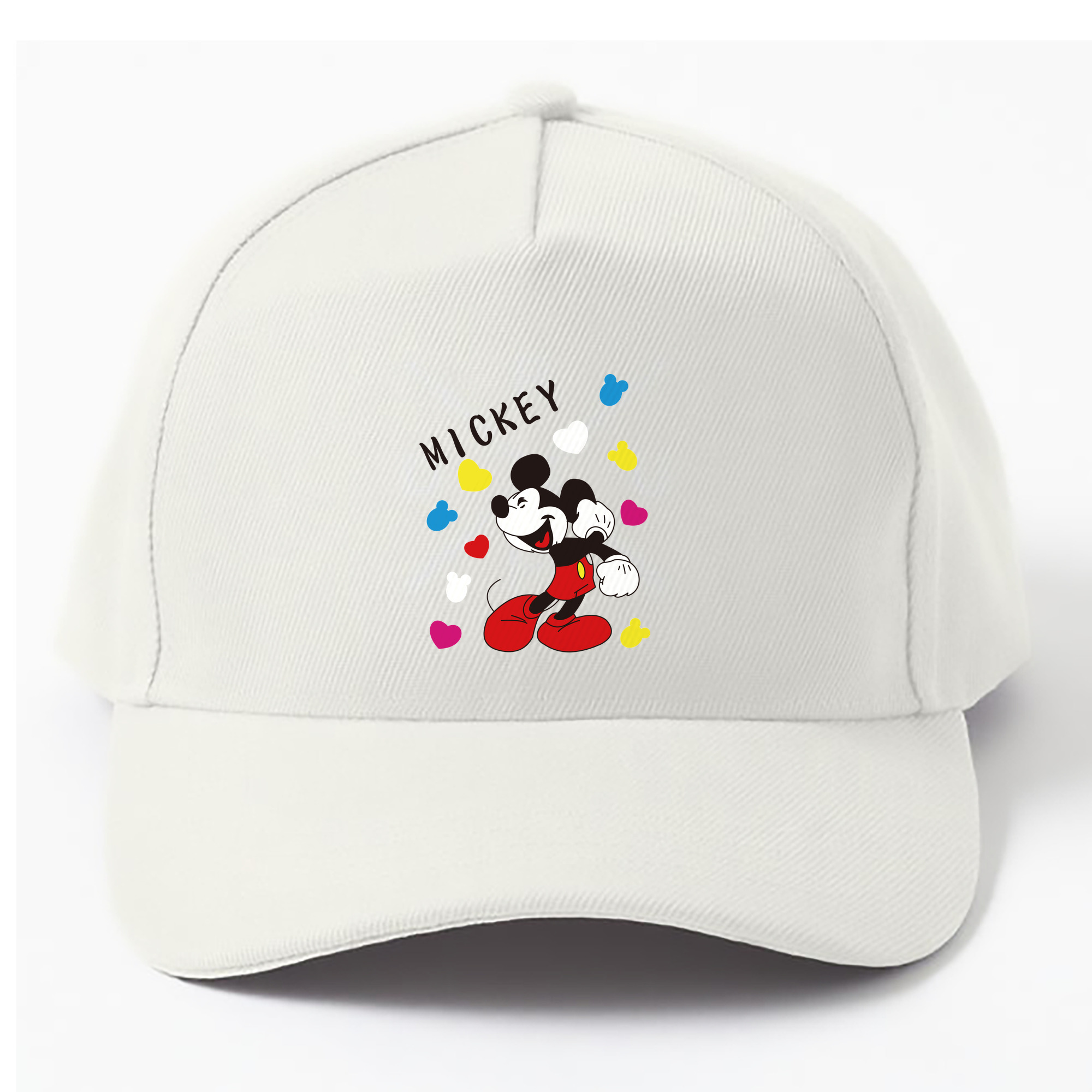 （画像用） ミッキーマウス Mickey Mouse ベースボールキャップ 綿100％ 男女兼用 帽子 スポーツ