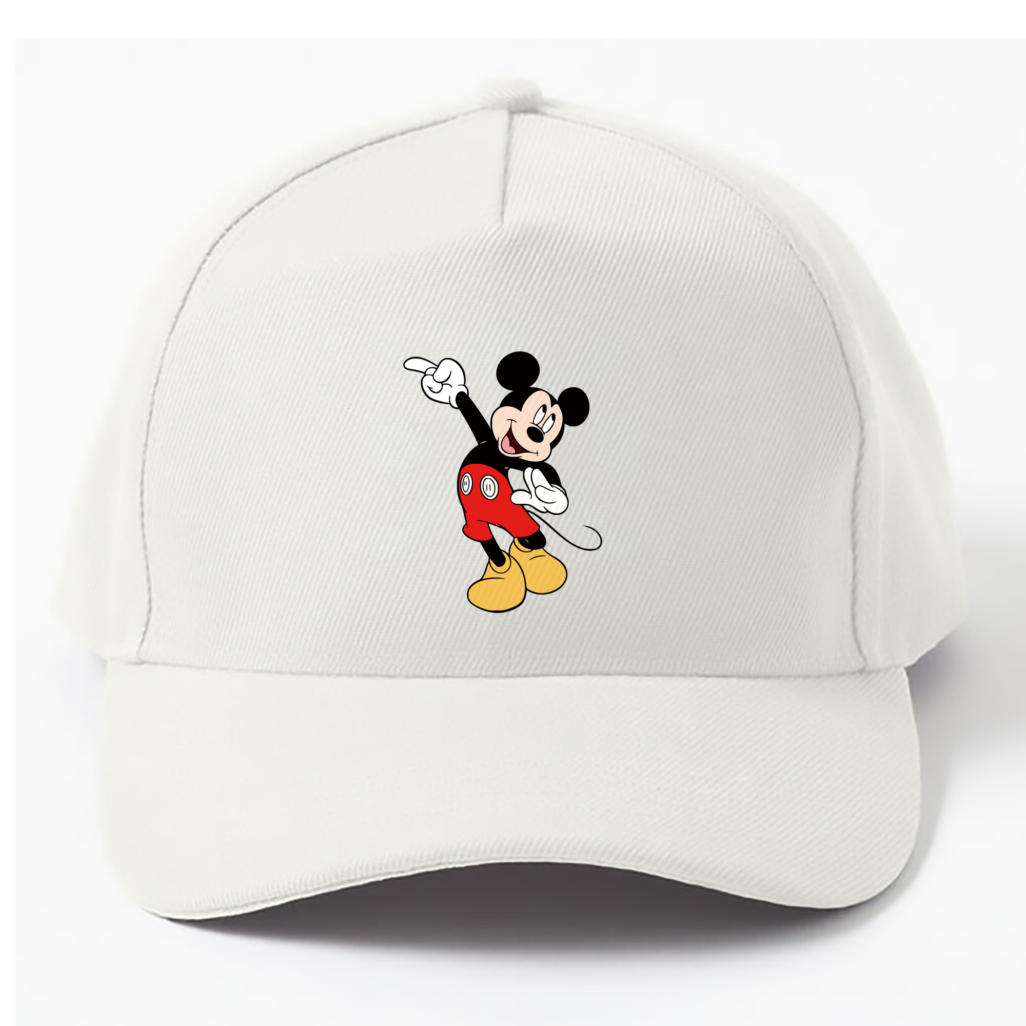 （画像用） ミッキーマウス Mickey Mouse ベースボールキャップ 綿100％ 男女兼用 帽子 スポーツ