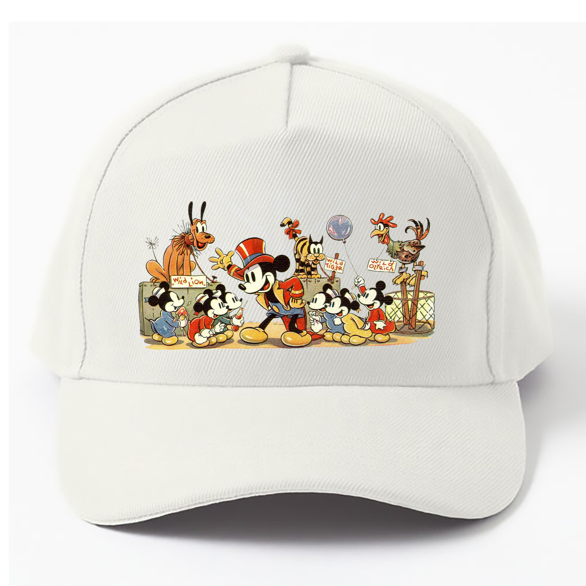 （画像用） ミッキーマウス Mickey Mouse ベースボールキャップ 綿100％ 男女兼用 帽子 スポーツ