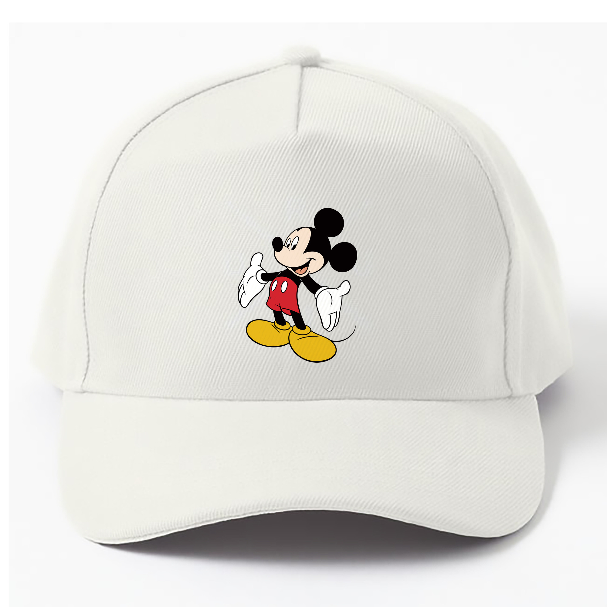 （画像用） ミッキーマウス Mickey Mouse ベースボールキャップ 綿100％ 男女兼用 帽子 スポーツ