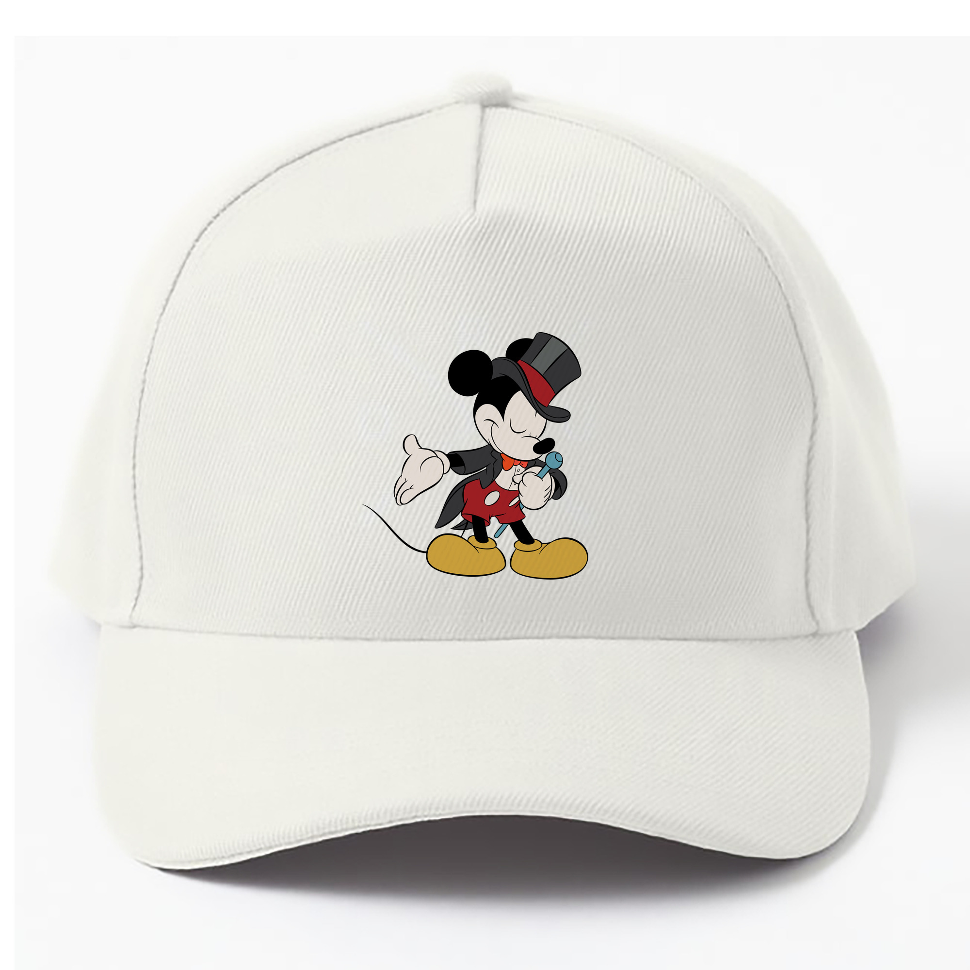 （画像用） ミッキーマウス Mickey Mouse ベースボールキャップ 綿100％ 男女兼用 帽子 スポーツ