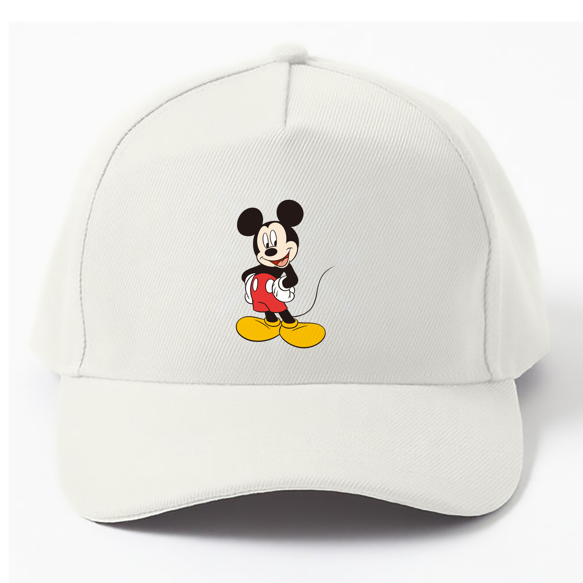 （画像用） ミッキーマウス Mickey Mouse ベースボールキャップ 綿100％ 男女兼用 帽子 スポーツ