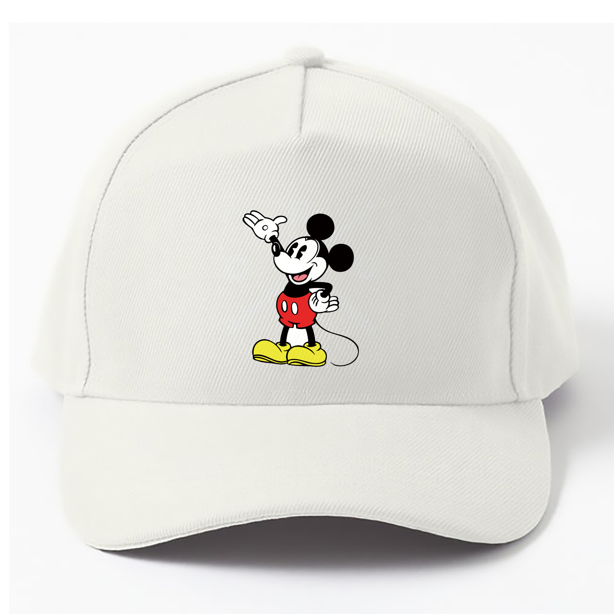 （画像用） ミッキーマウス Mickey Mouse ベースボールキャップ 綿100％ 男女兼用 帽子 スポーツ