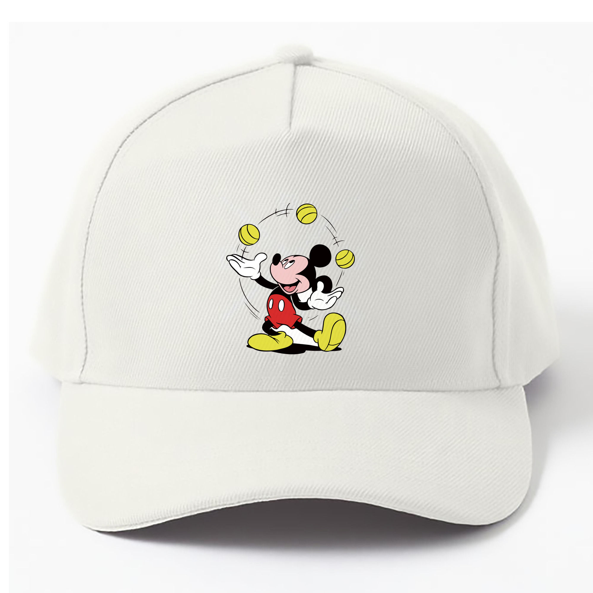 （画像用） ミッキーマウス Mickey Mouse ベースボールキャップ 綿100％ 男女兼用 帽子 スポーツ