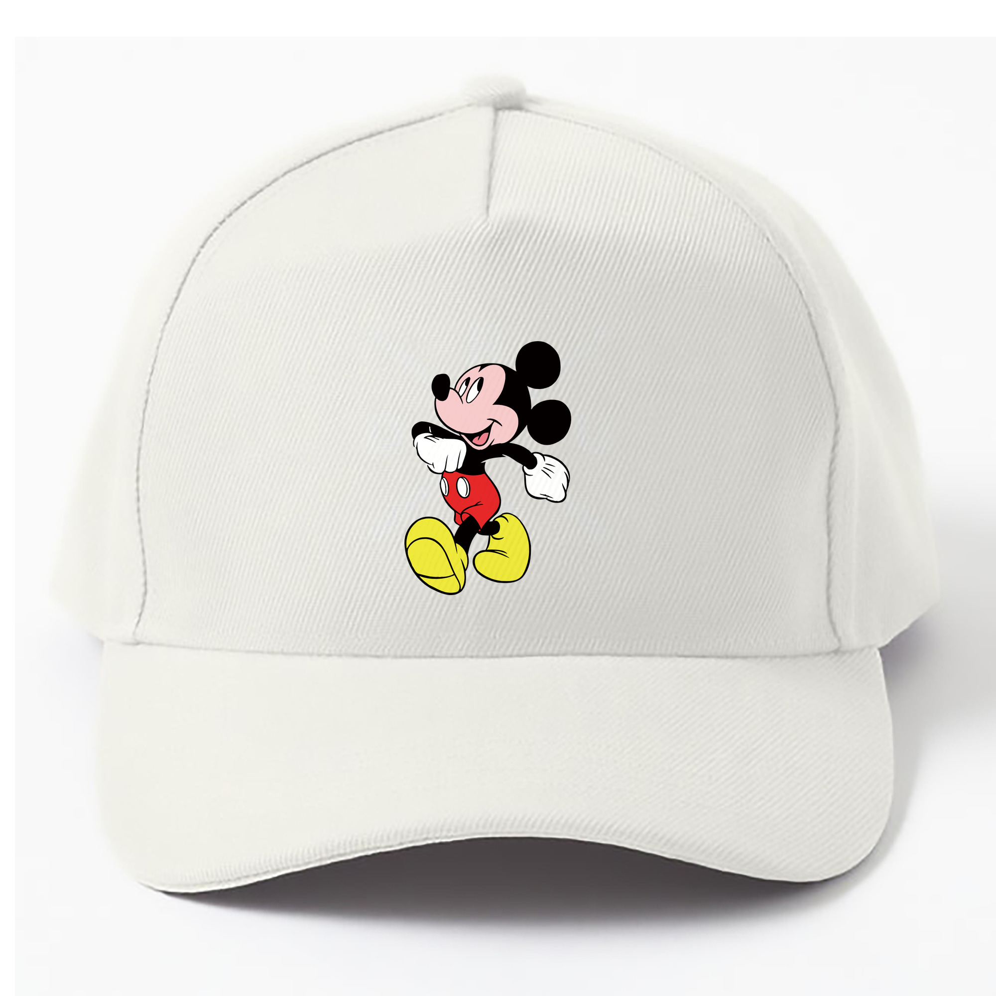 （画像用） ミッキーマウス Mickey Mouse ベースボールキャップ 綿100％ 男女兼用 帽子 スポーツ