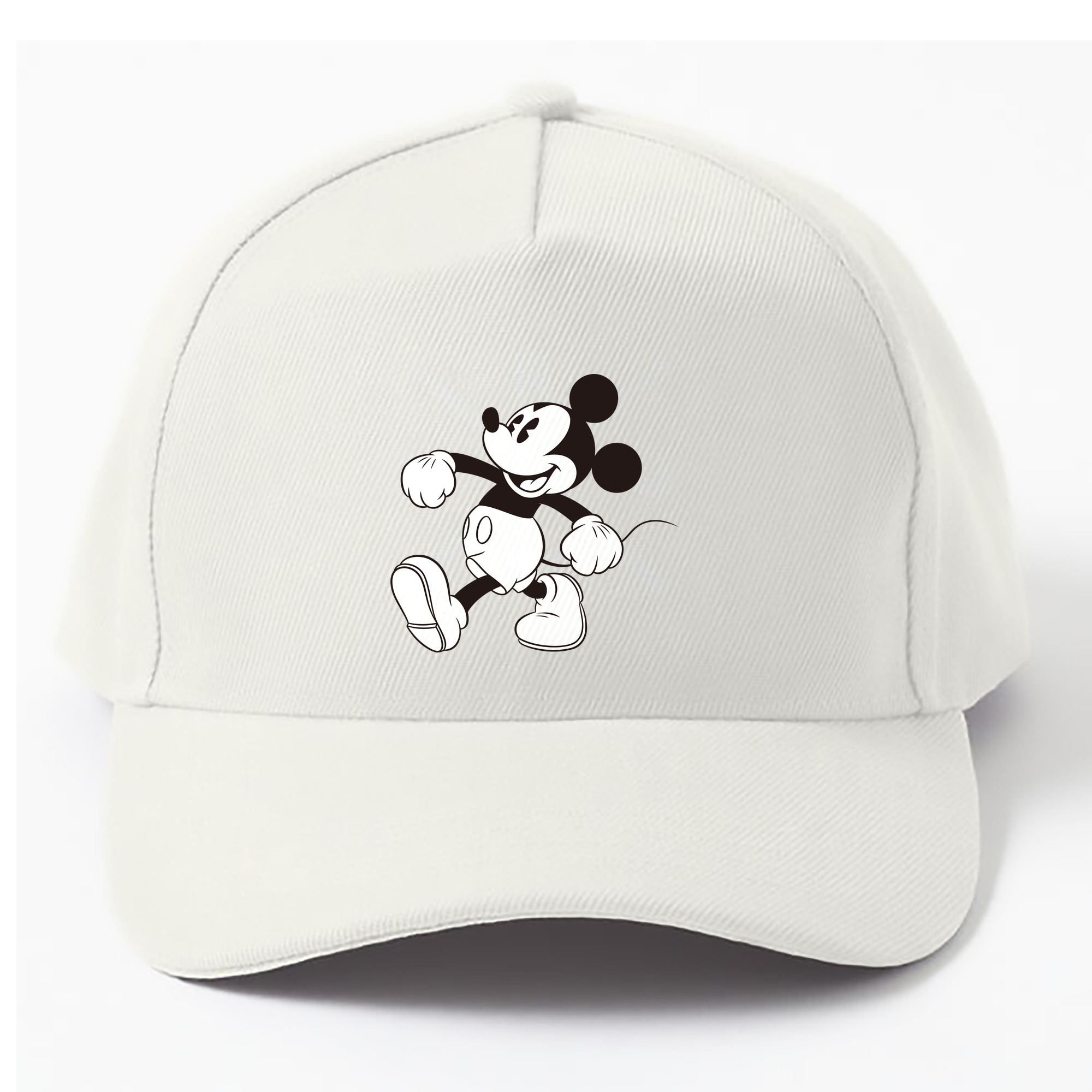（画像用） ミッキーマウス Mickey Mouse ベースボールキャップ 綿100％ 男女兼用 帽子 スポーツ