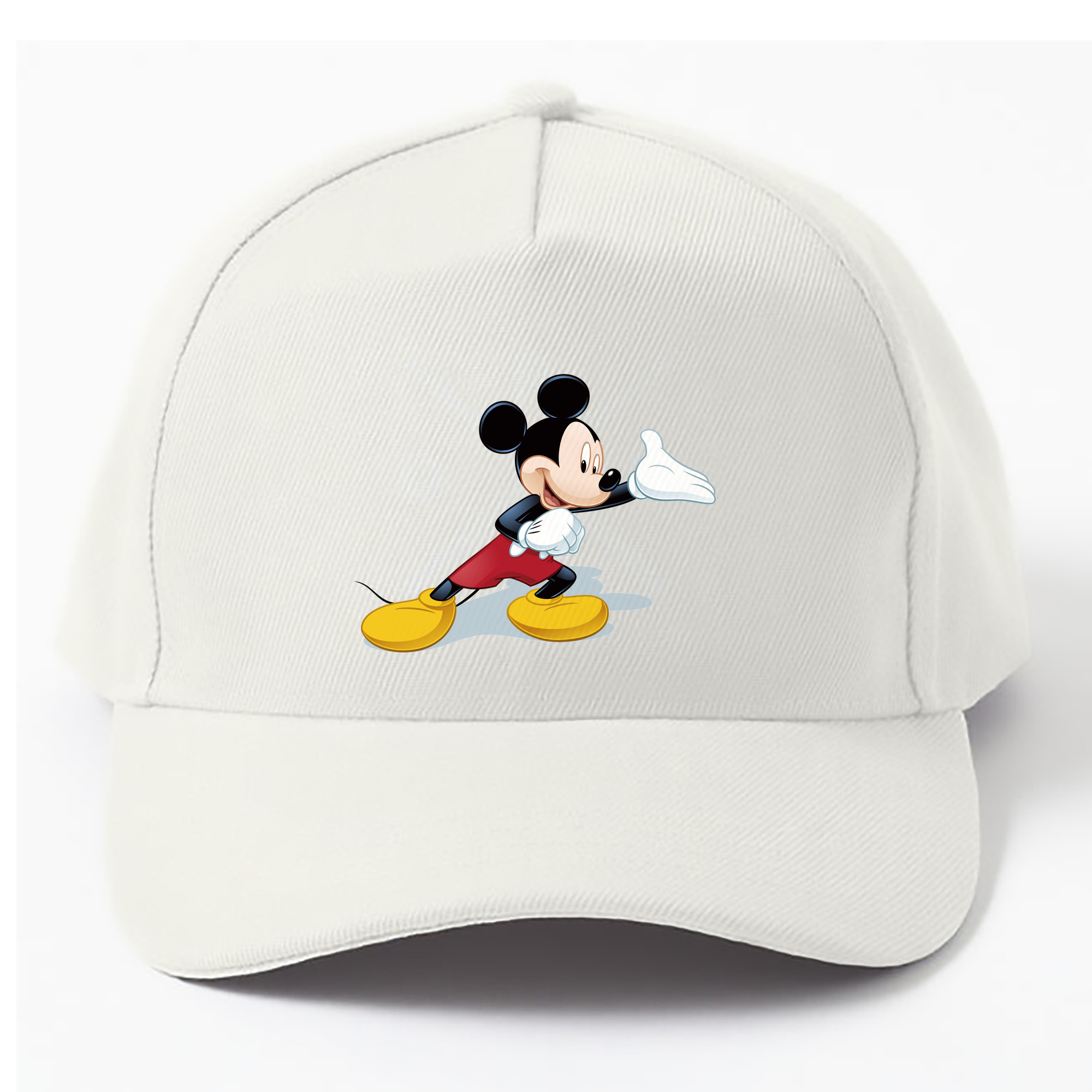 （画像用） ミッキーマウス Mickey Mouse ベースボールキャップ 綿100％ 男女兼用 帽子 スポーツ