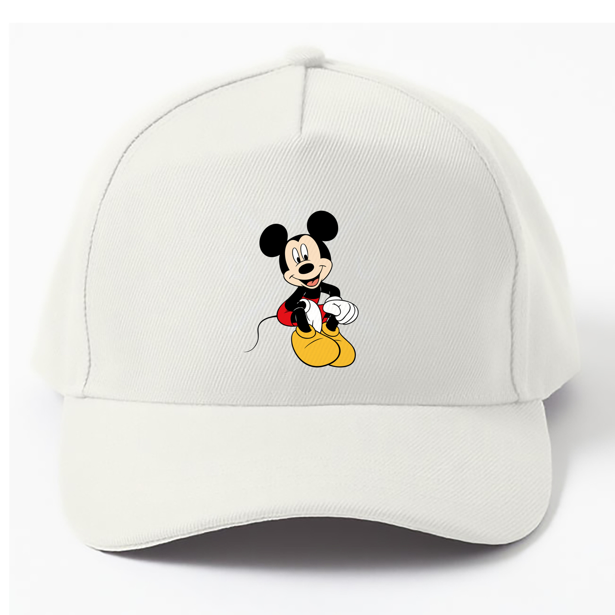 （画像用） ミッキーマウス Mickey Mouse ベースボールキャップ 綿100％ 男女兼用 帽子 スポーツ