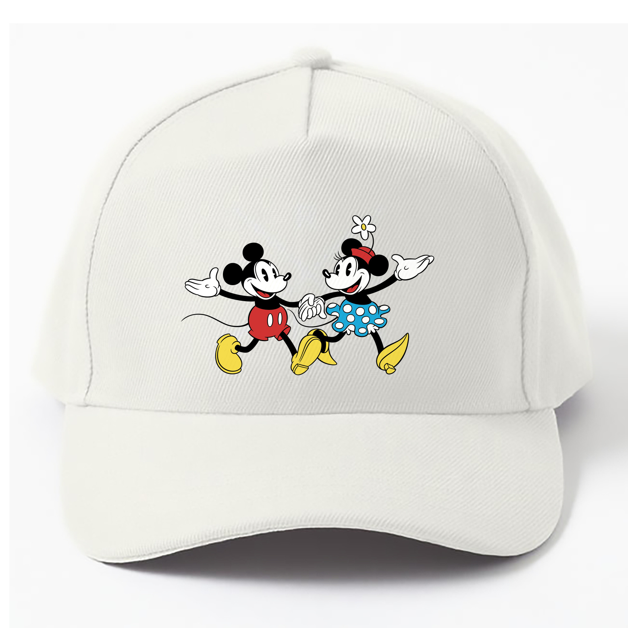 （画像用） ミッキーマウス Mickey Mouse ベースボールキャップ 綿100％ 男女兼用 帽子 スポーツ