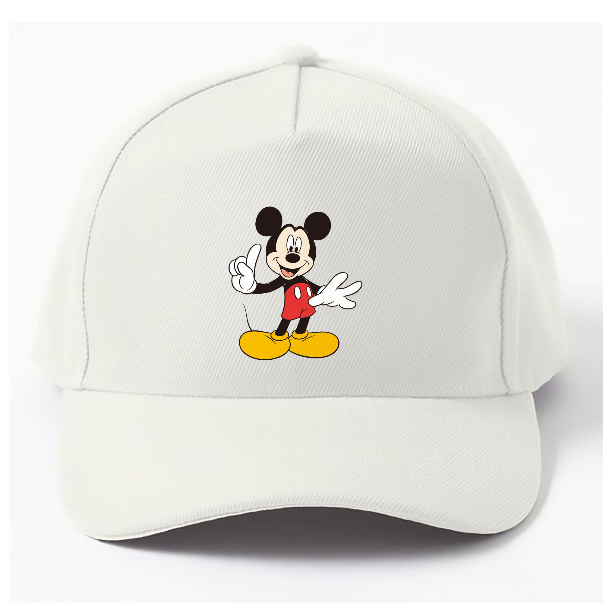 （画像用） ミッキーマウス Mickey Mouse ベースボールキャップ 綿100％ 男女兼用 帽子 スポーツ