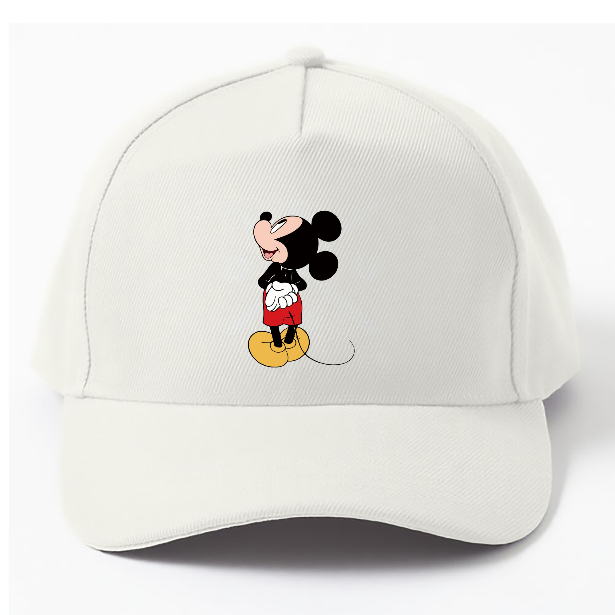 （画像用） ミッキーマウス Mickey Mouse ベースボールキャップ 綿100％ 男女兼用 帽子 スポーツ