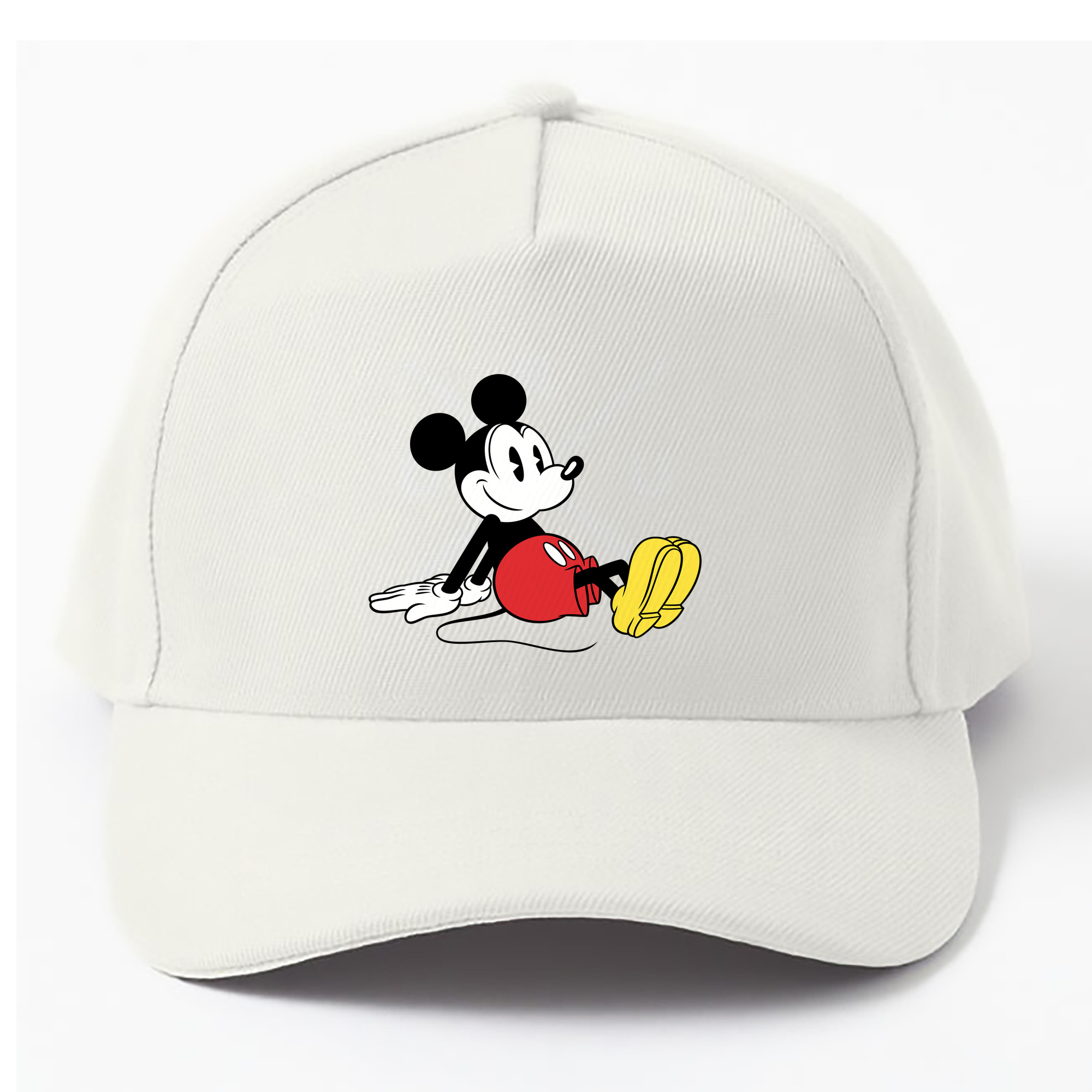 （画像用） ミッキーマウス Mickey Mouse ベースボールキャップ 綿100％ 男女兼用 帽子 スポーツ