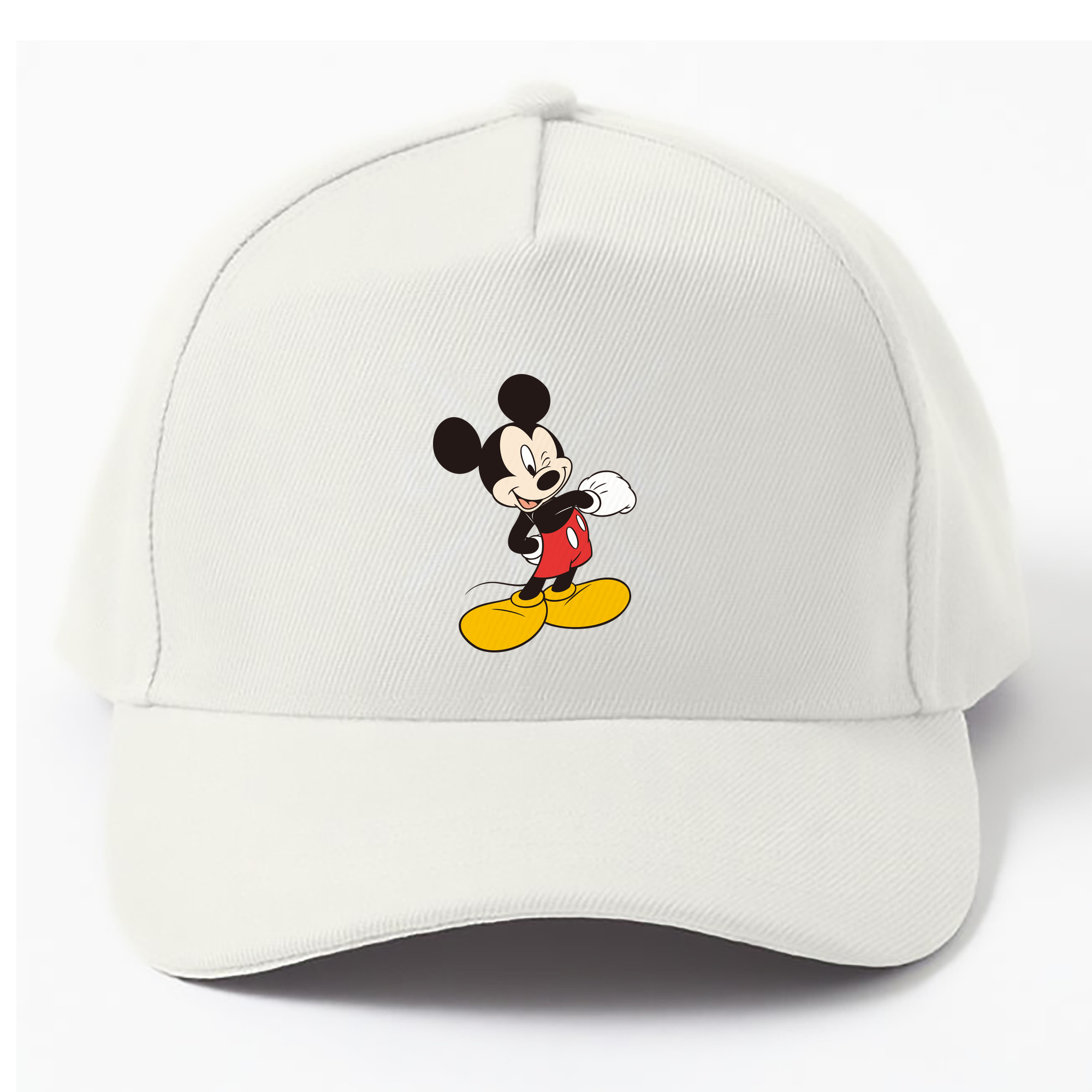 （画像用） ミッキーマウス Mickey Mouse ベースボールキャップ 綿100％ 男女兼用 帽子 スポーツ