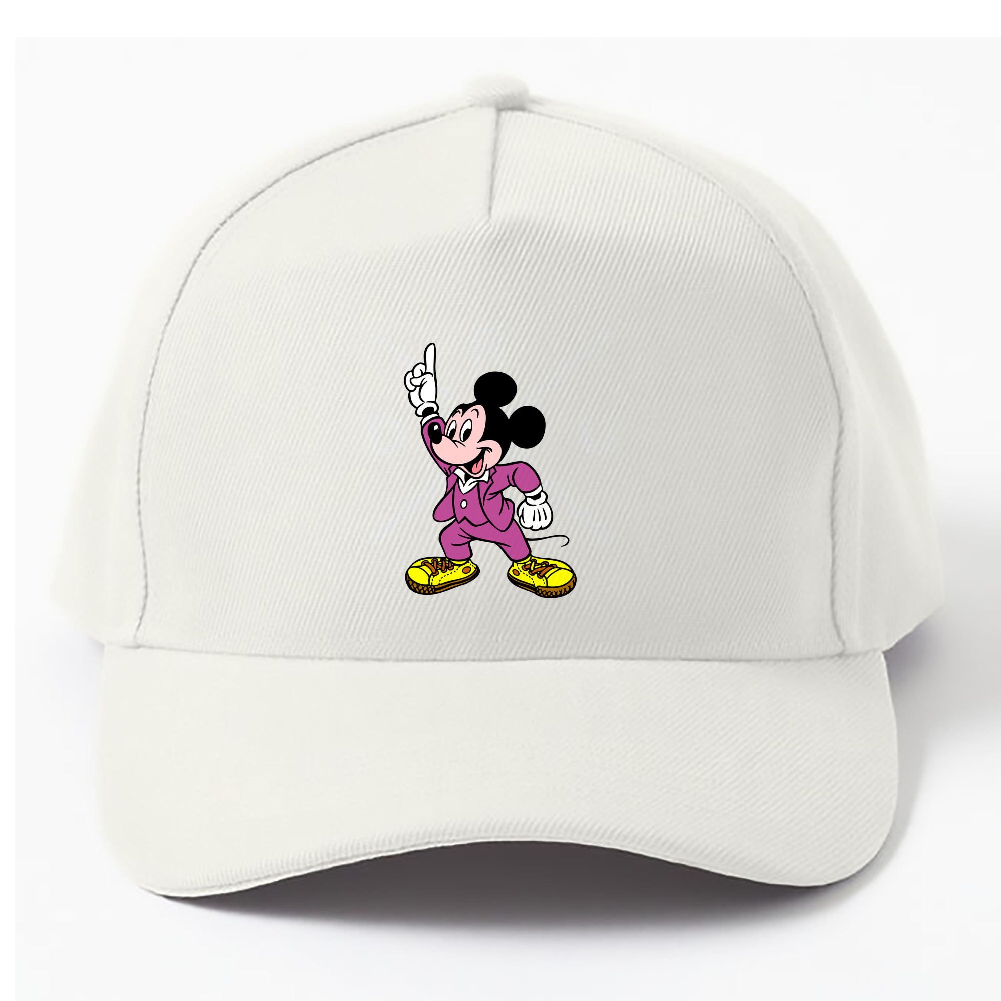 （画像用） ミッキーマウス Mickey Mouse ベースボールキャップ 綿100％ 男女兼用 帽子 スポーツ