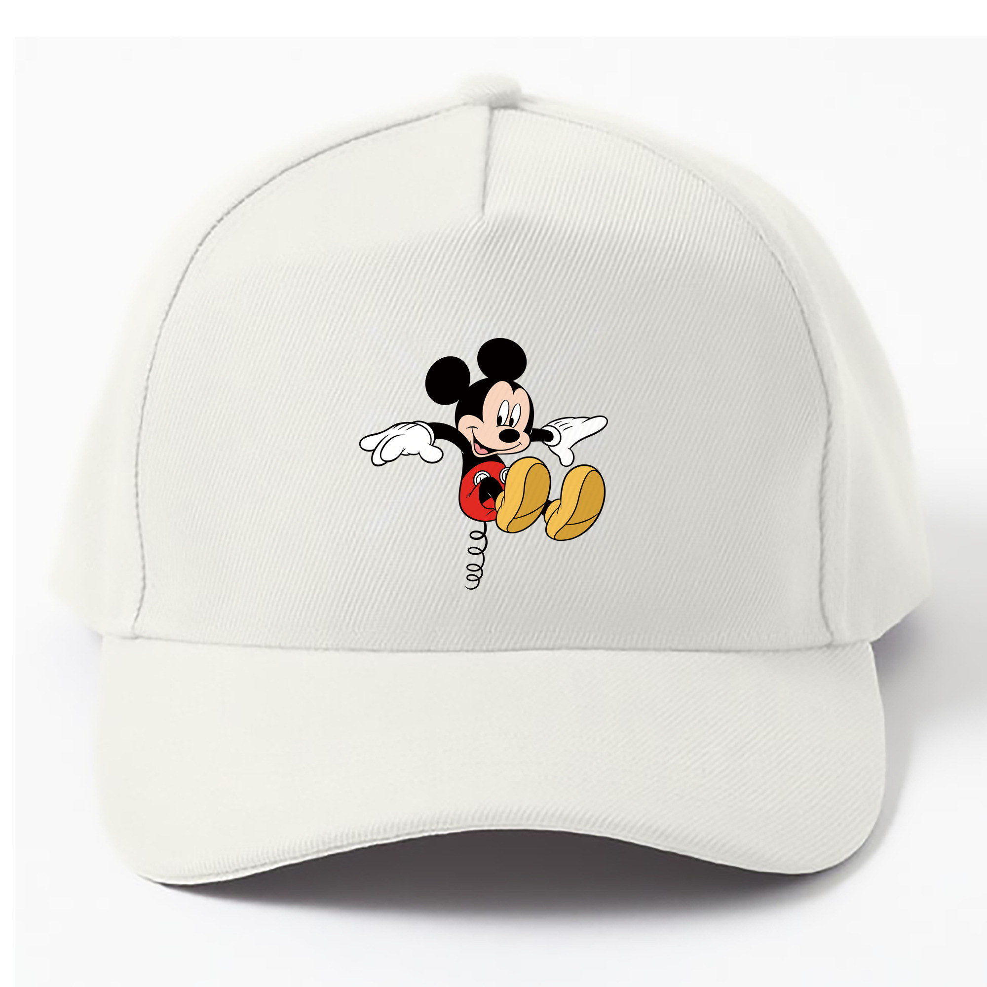 （画像用） ミッキーマウス Mickey Mouse ベースボールキャップ 綿100％ 男女兼用 帽子 スポーツ