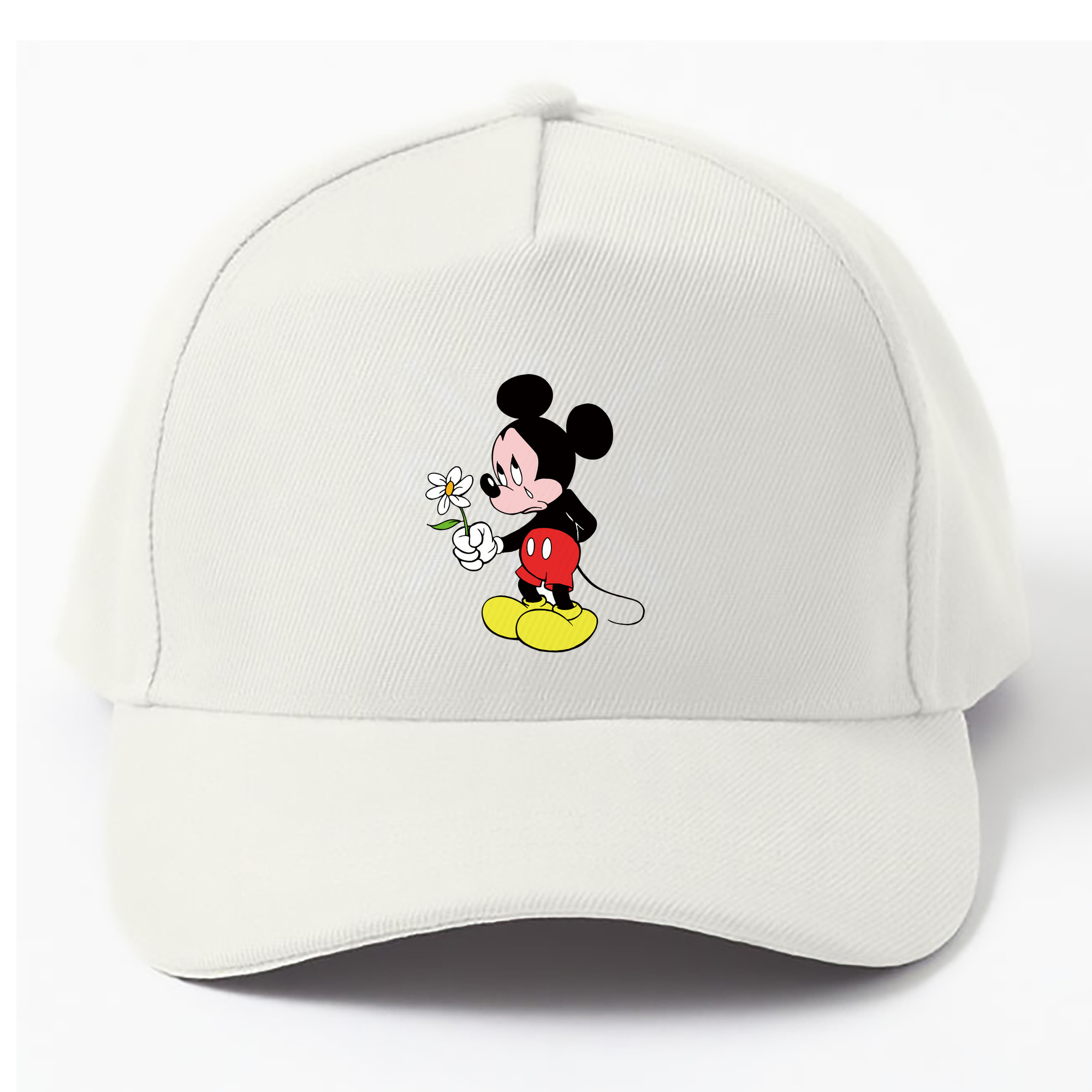（画像用） ミッキーマウス Mickey Mouse ベースボールキャップ 綿100％ 男女兼用 帽子 スポーツ