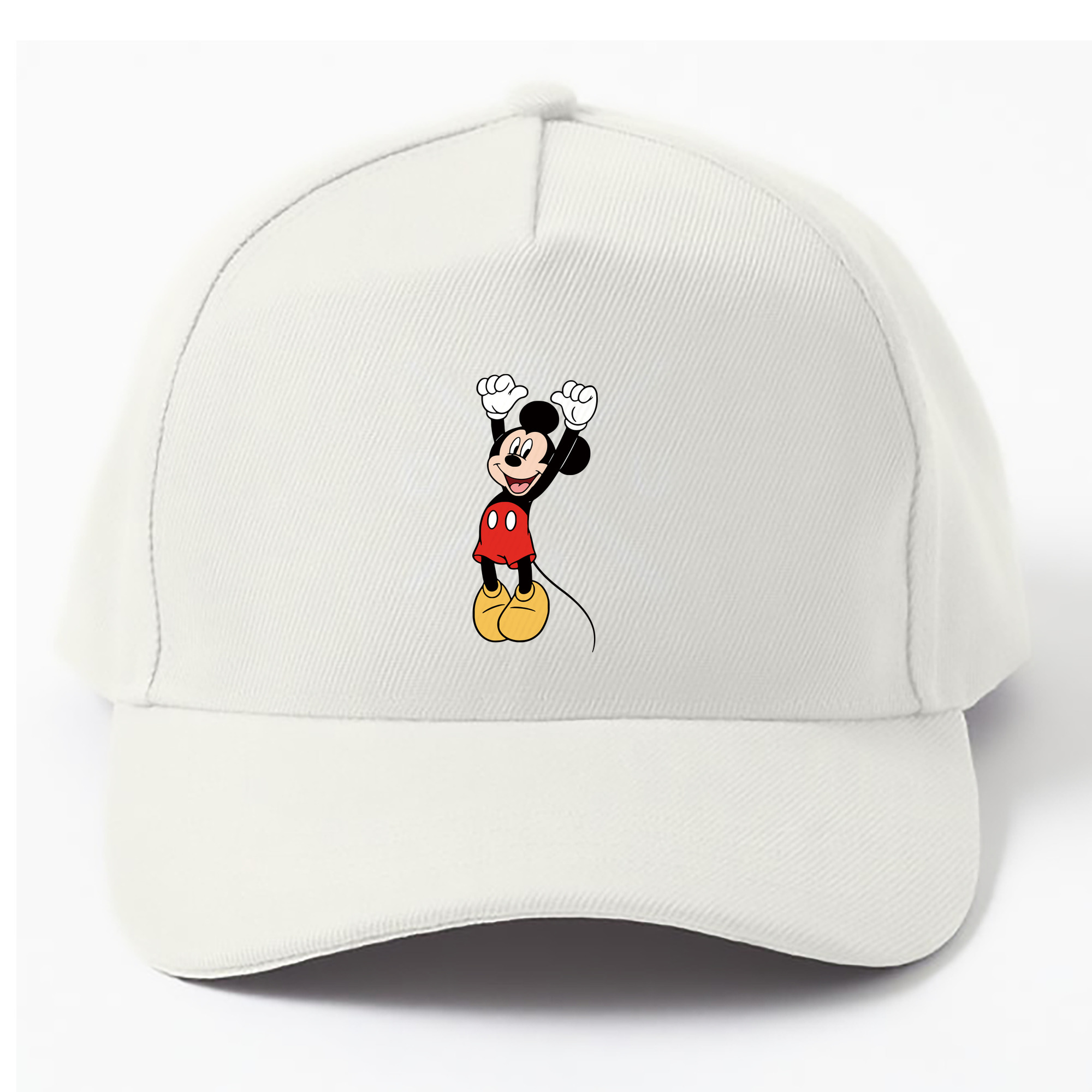 （画像用） ミッキーマウス Mickey Mouse ベースボールキャップ 綿100％ 男女兼用 帽子 スポーツ