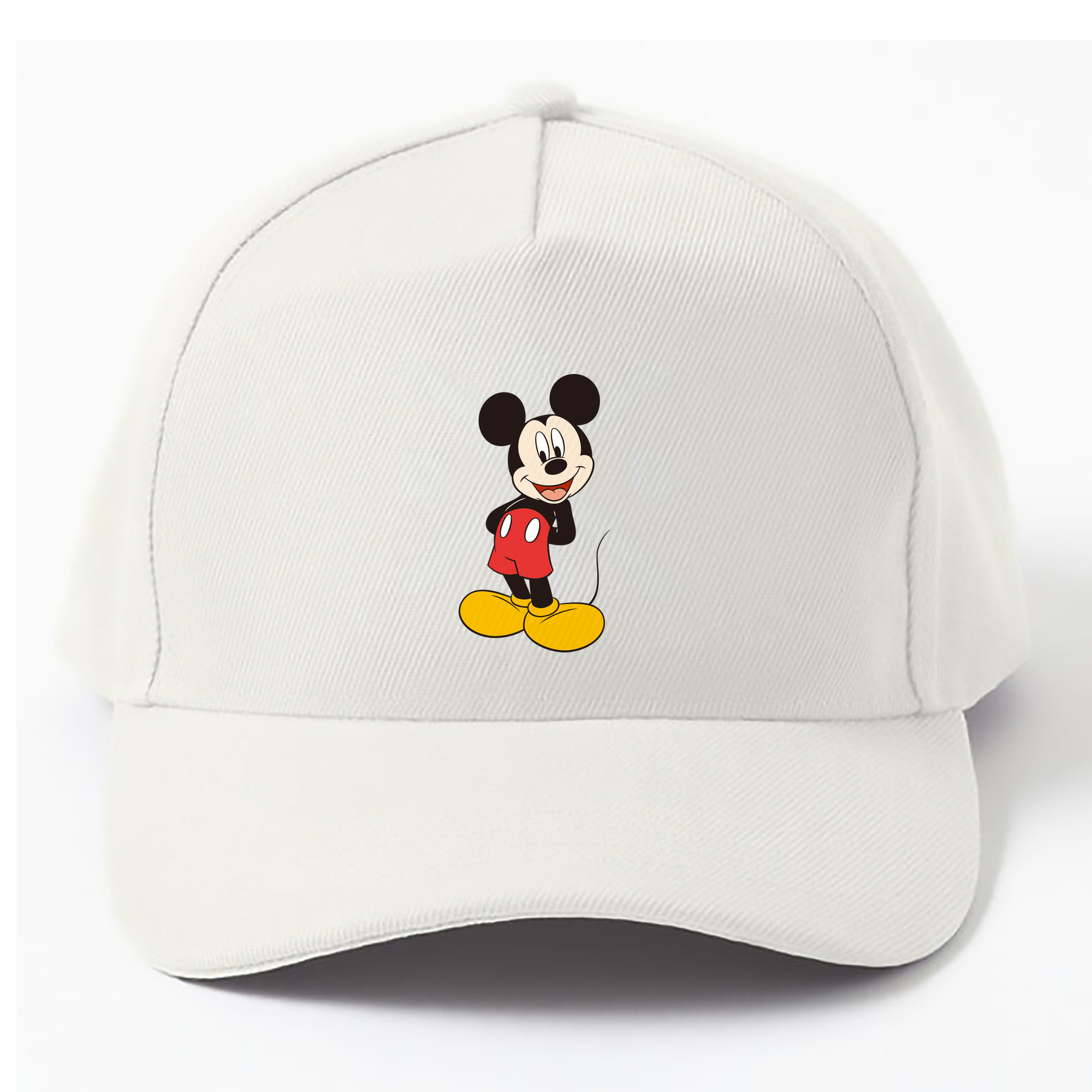 （画像用） ミッキーマウス Mickey Mouse ベースボールキャップ 綿100％ 男女兼用 帽子 スポーツ