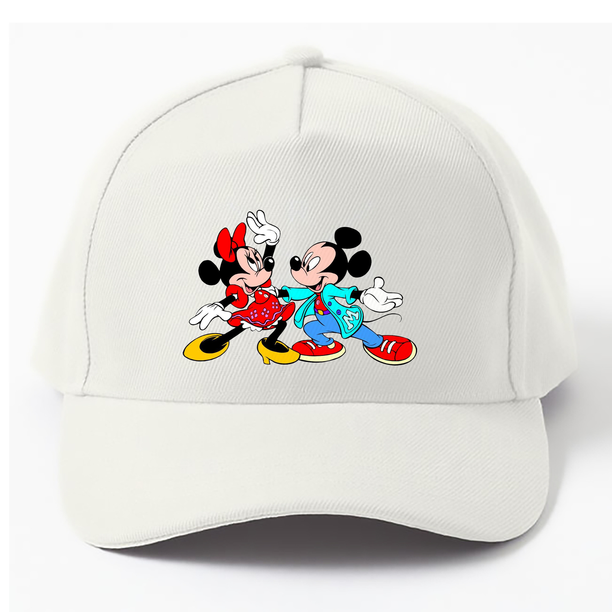 （画像用） ミッキーマウス Mickey Mouse ベースボールキャップ 綿100％ 男女兼用 帽子 スポーツ