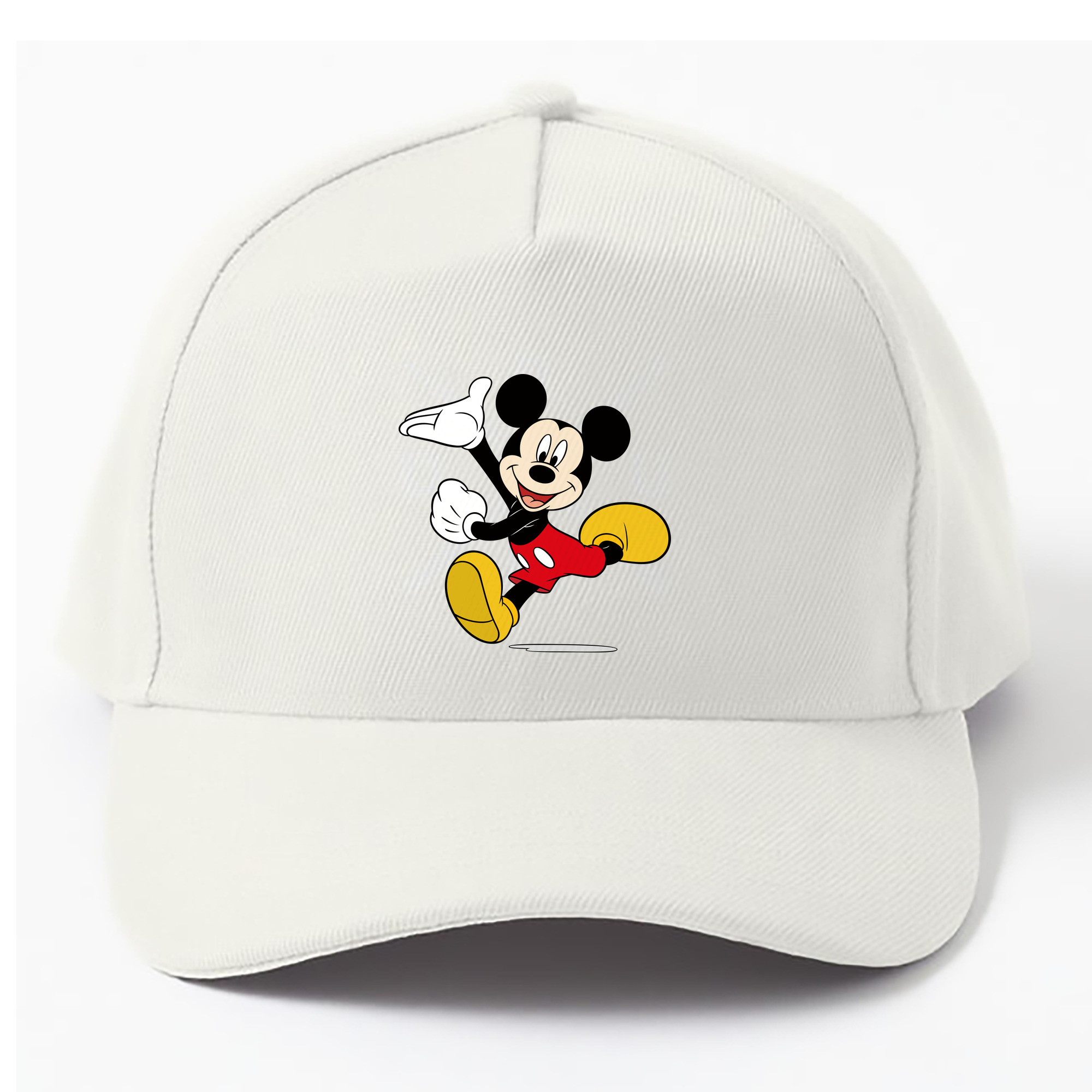 （画像用） ミッキーマウス Mickey Mouse ベースボールキャップ 綿100％ 男女兼用 帽子 スポーツ
