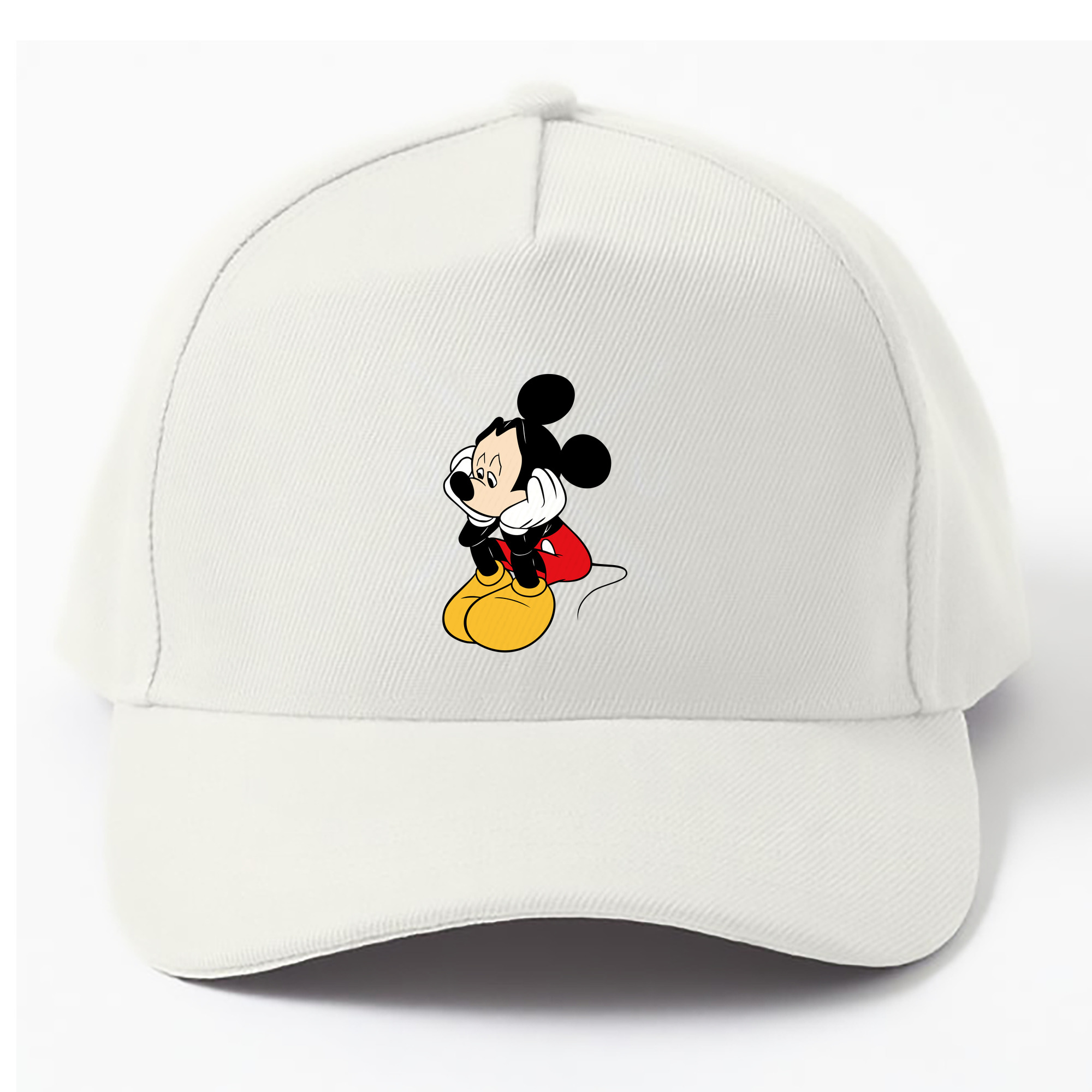 （画像用） ミッキーマウス Mickey Mouse ベースボールキャップ 綿100％ 男女兼用 帽子 スポーツ
