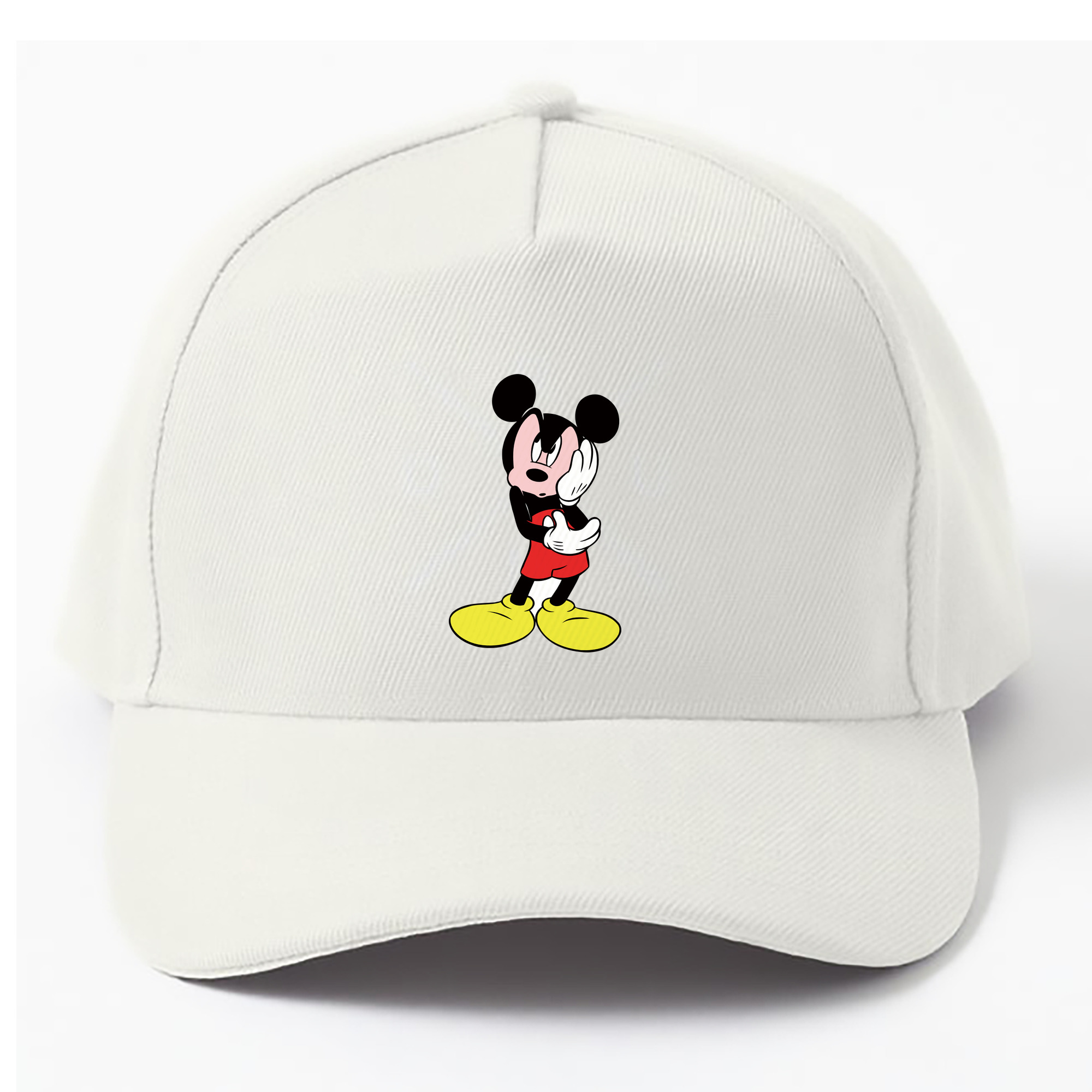 （画像用） ミッキーマウス Mickey Mouse ベースボールキャップ 綿100％ 男女兼用 帽子 スポーツ