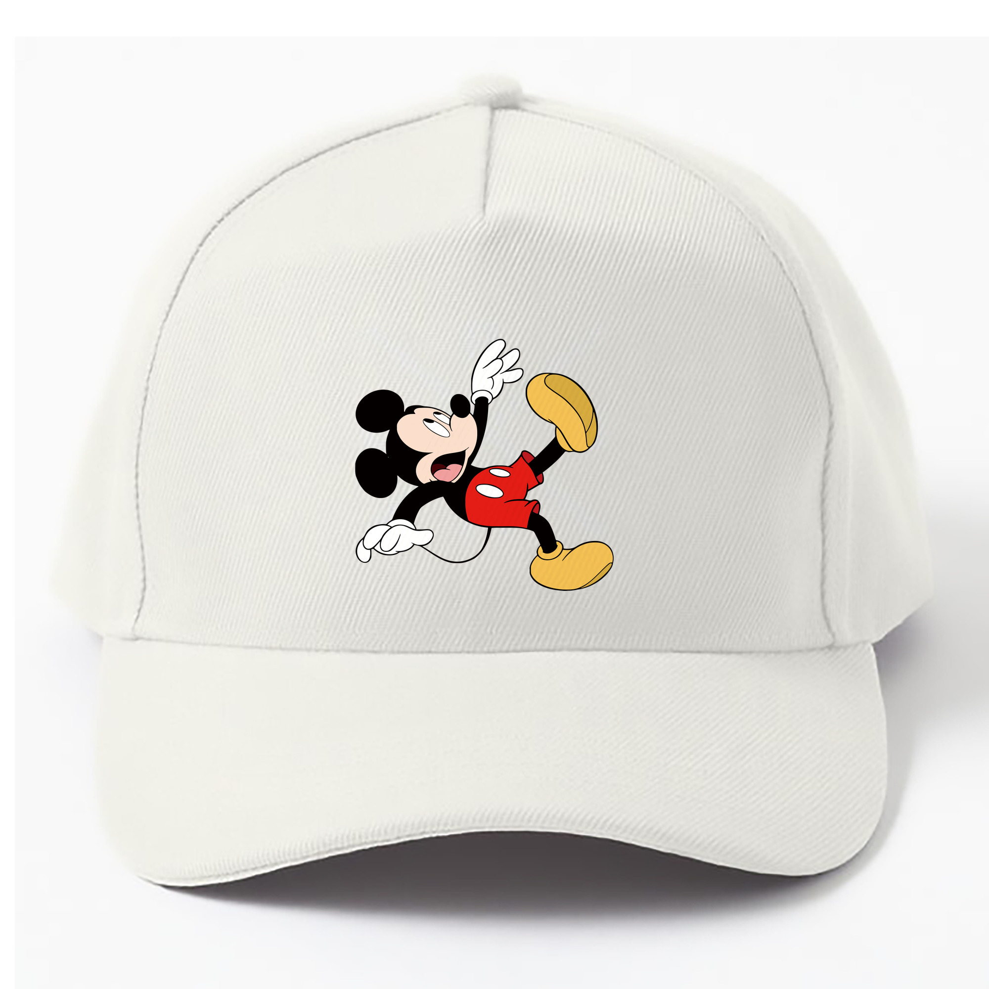 （画像用） ミッキーマウス Mickey Mouse ベースボールキャップ 綿100％ 男女兼用 帽子 スポーツ