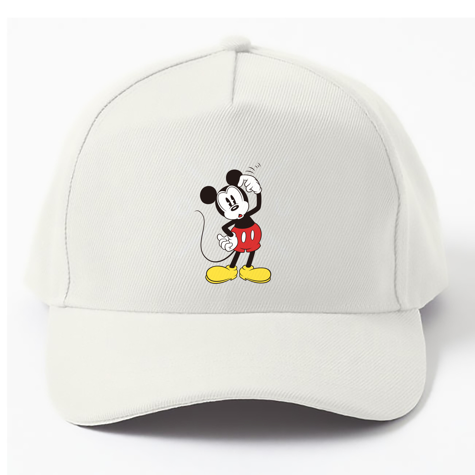 （画像用） ミッキーマウス Mickey Mouse ベースボールキャップ 綿100％ 男女兼用 帽子 スポーツ