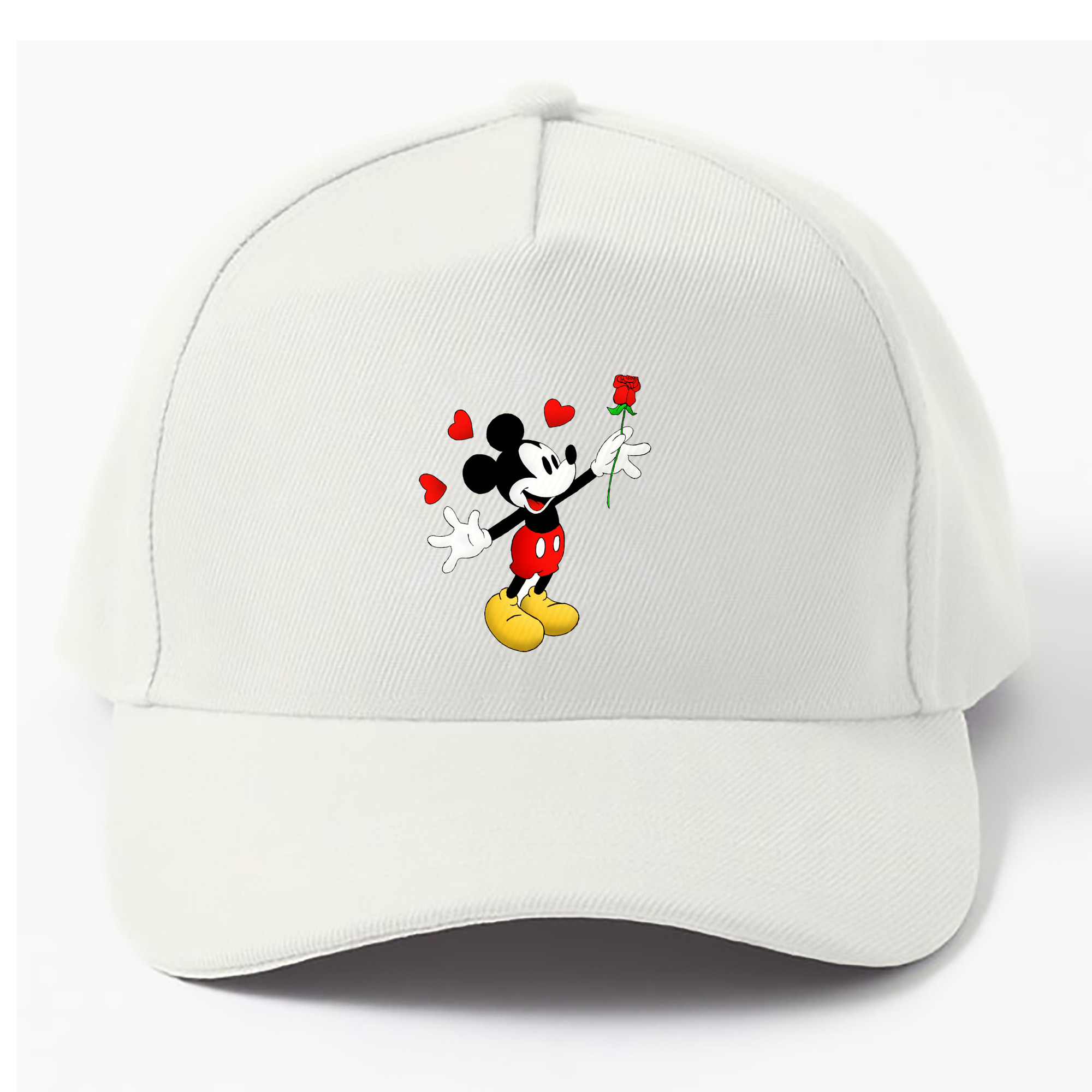 （画像用） ミッキーマウス Mickey Mouse ベースボールキャップ 綿100％ 男女兼用 帽子 スポーツ
