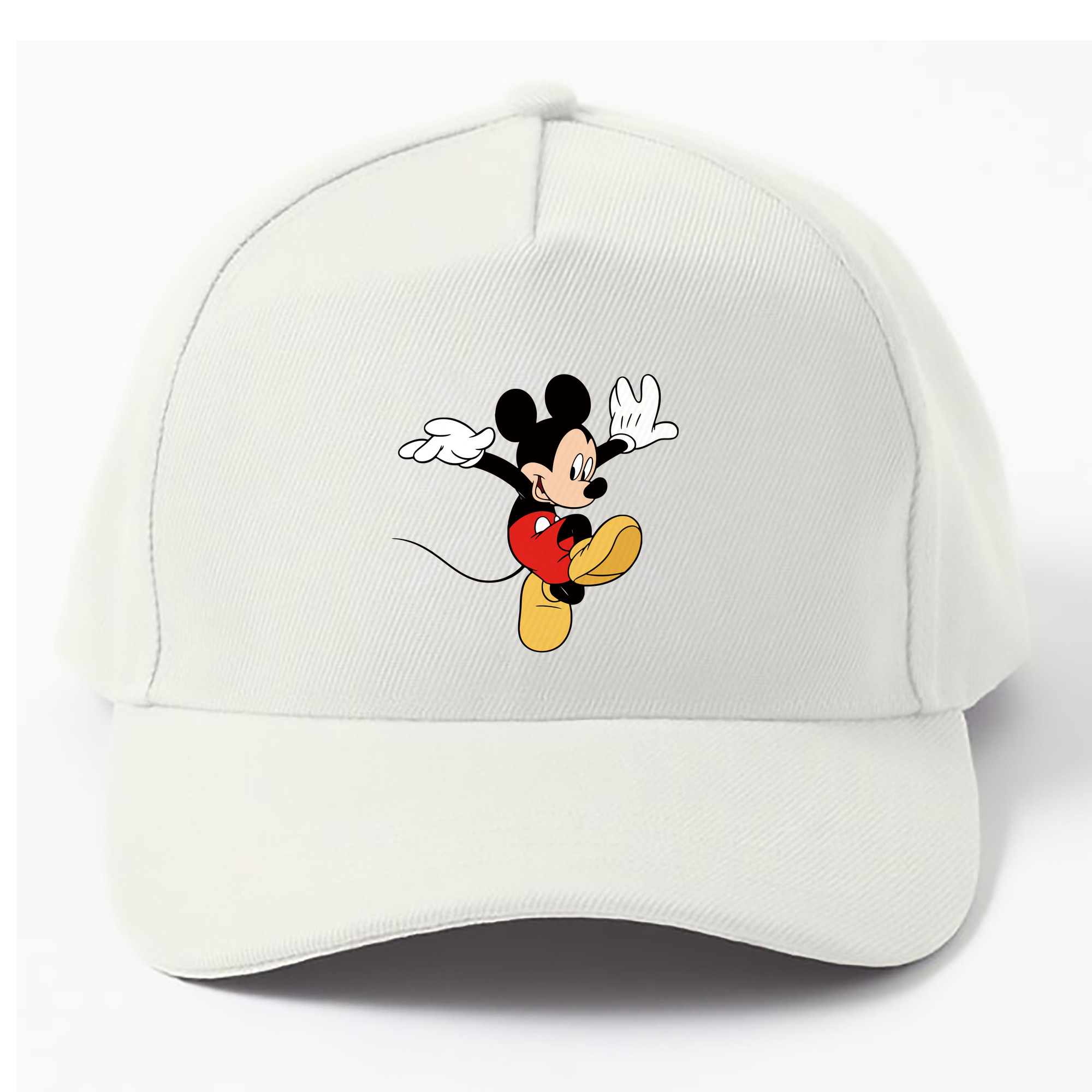 （画像用） ミッキーマウス Mickey Mouse ベースボールキャップ 綿100％ 男女兼用 帽子 スポーツ