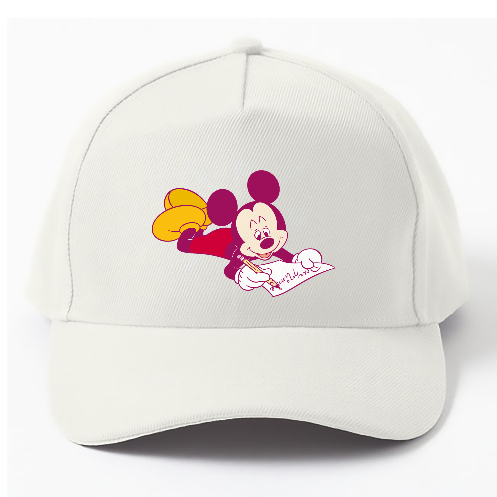 （画像用） ミッキーマウス Mickey Mouse ベースボールキャップ 綿100％ 男女兼用 帽子 スポーツ