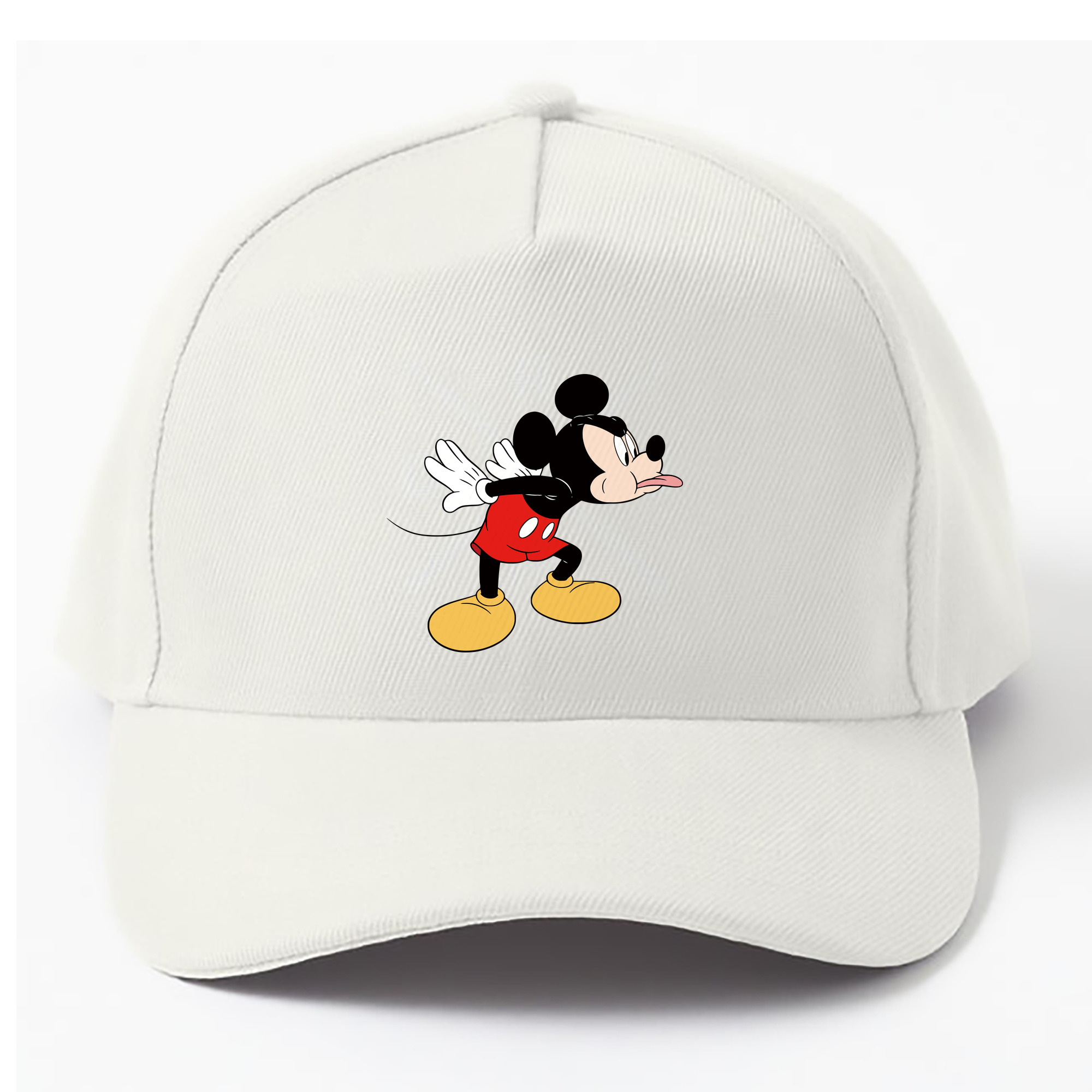（画像用） ミッキーマウス Mickey Mouse ベースボールキャップ 綿100％ 男女兼用 帽子 スポーツ