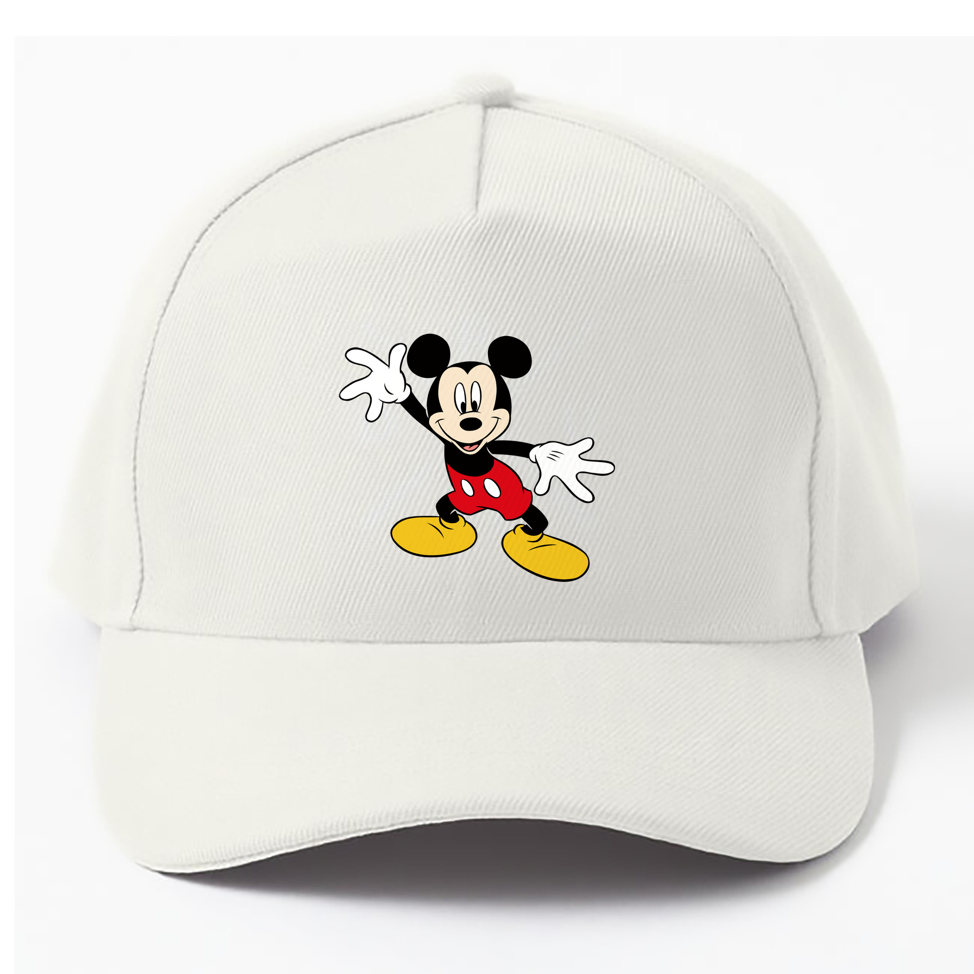 （画像用） ミッキーマウス Mickey Mouse ベースボールキャップ 綿100％ 男女兼用 帽子 スポーツ
