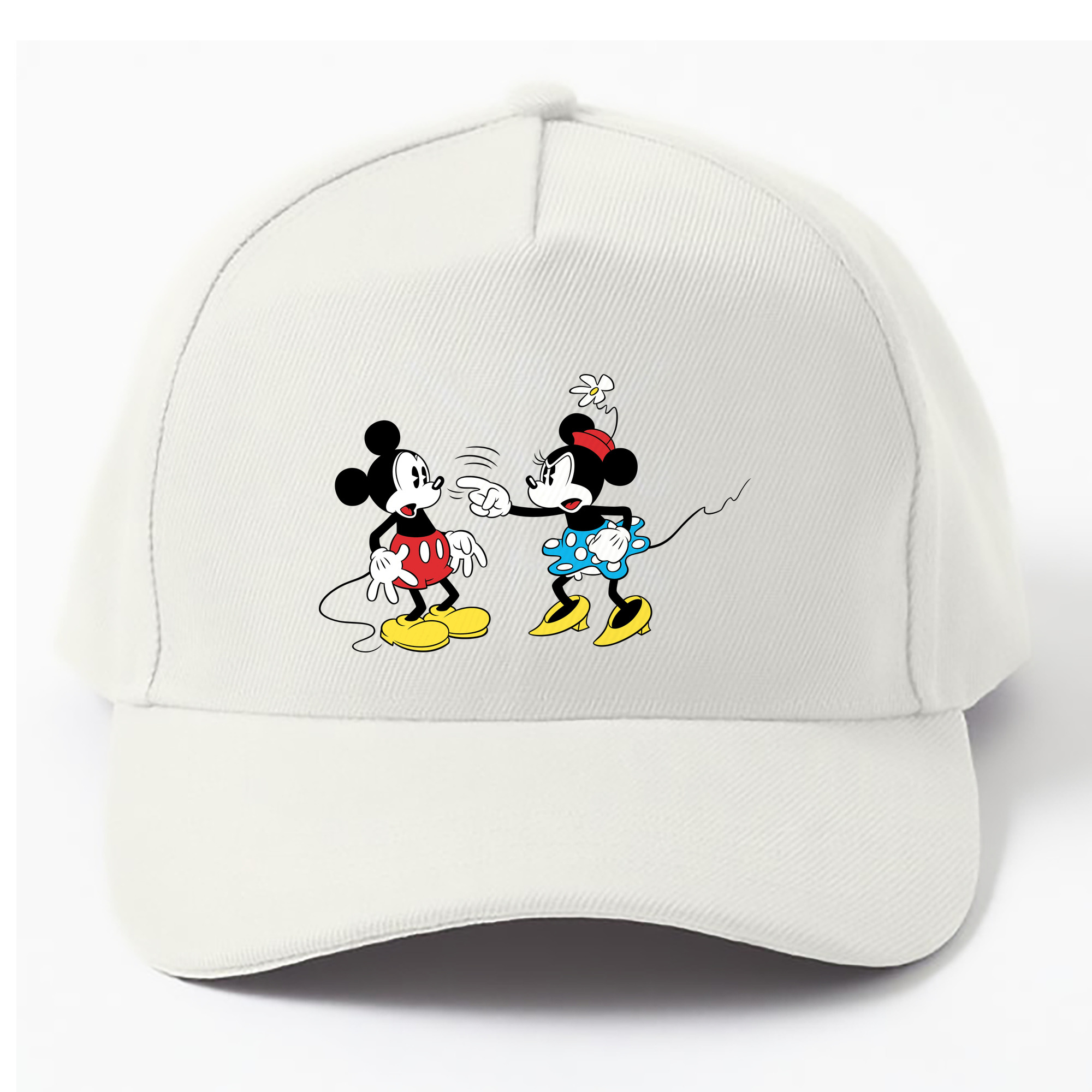 （画像用） ミッキーマウス Mickey Mouse ベースボールキャップ 綿100％ 男女兼用 帽子 スポーツ