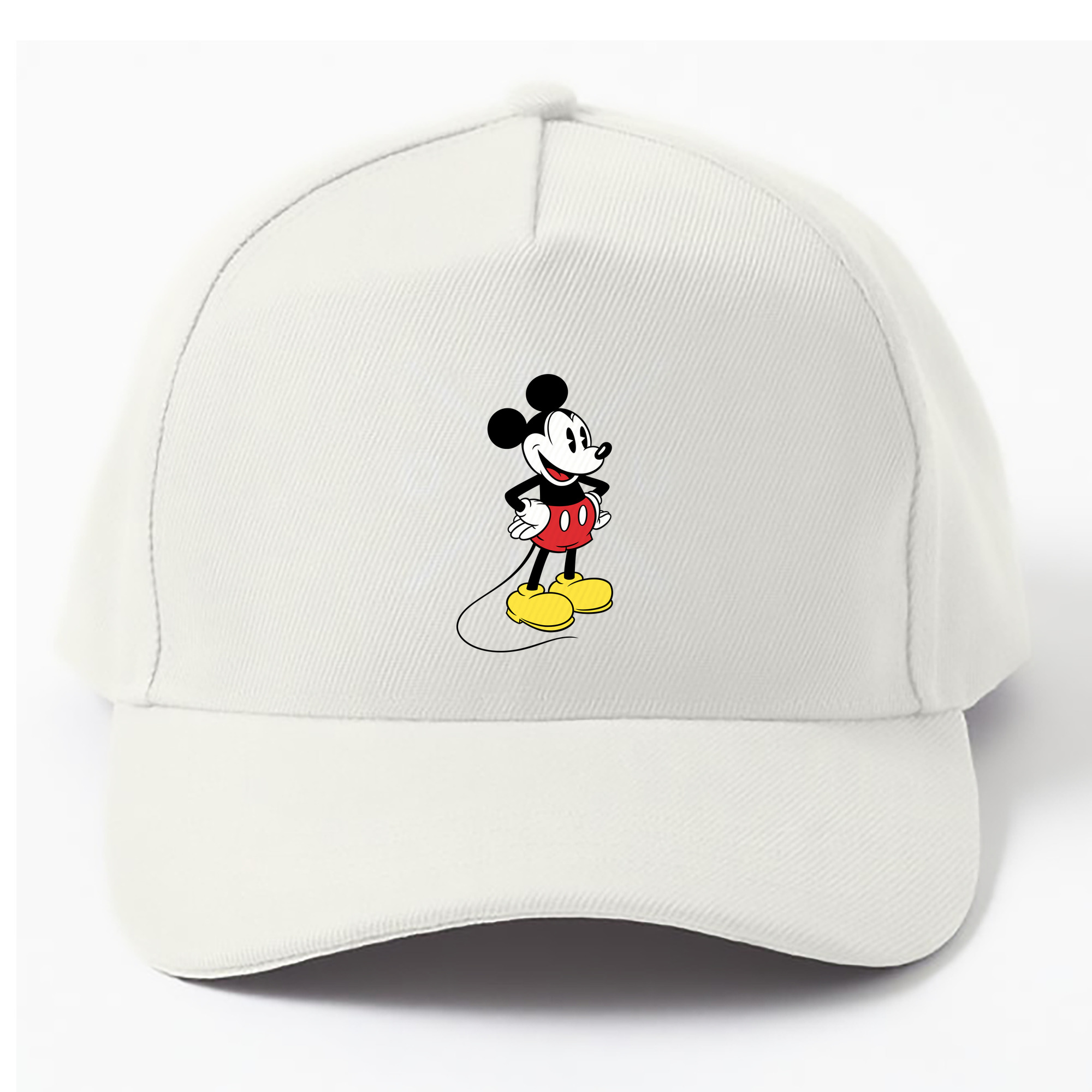 （画像用） ミッキーマウス Mickey Mouse ベースボールキャップ 綿100％ 男女兼用 帽子 スポーツ