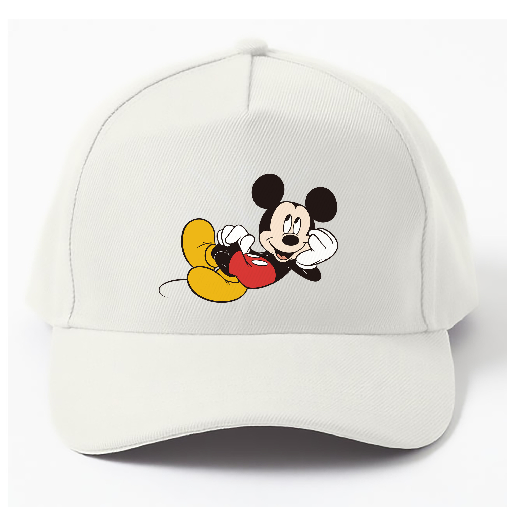 （画像用） ミッキーマウス Mickey Mouse ベースボールキャップ 綿100％ 男女兼用 帽子 スポーツ