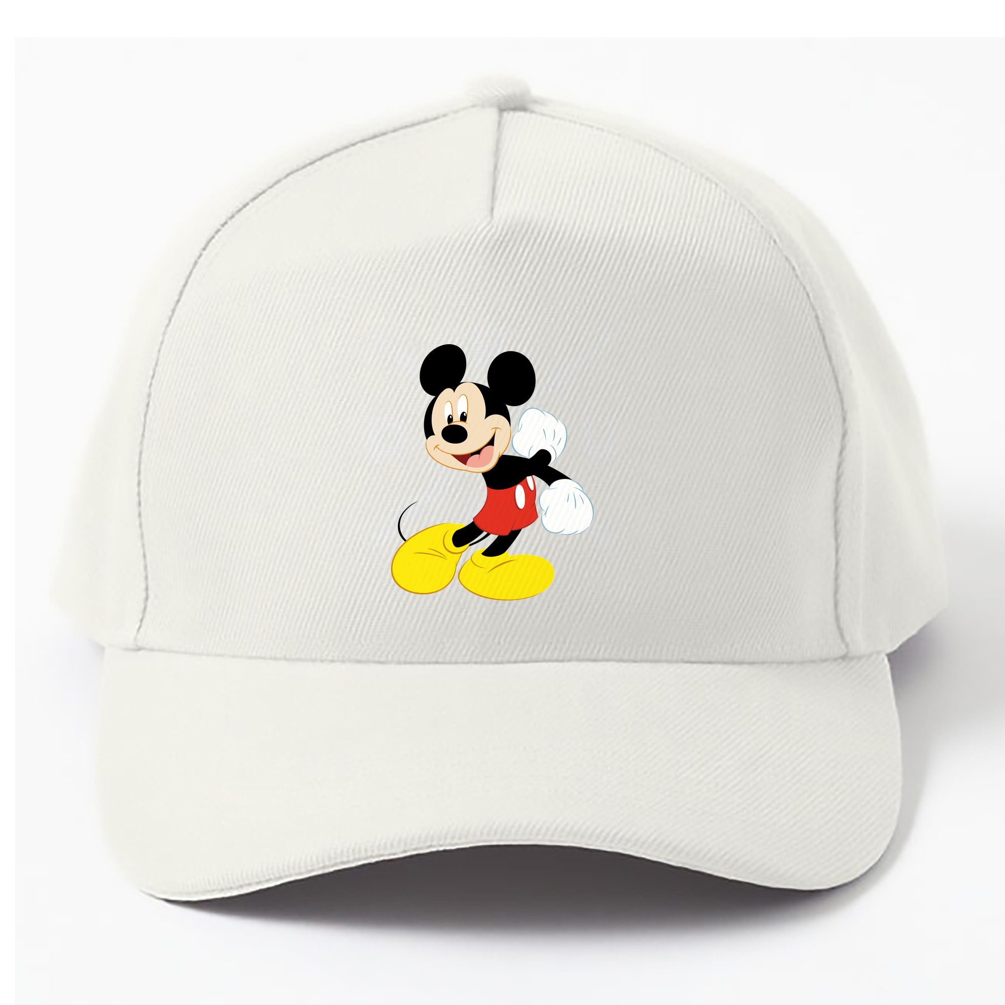 （画像用） ミッキーマウス Mickey Mouse ベースボールキャップ 綿100％ 男女兼用 帽子 スポーツ