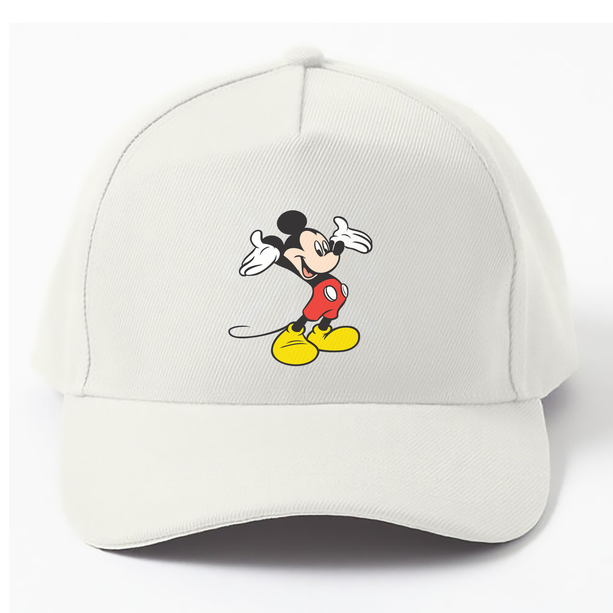 （画像用） ミッキーマウス Mickey Mouse ベースボールキャップ 綿100％ 男女兼用 帽子 スポーツ