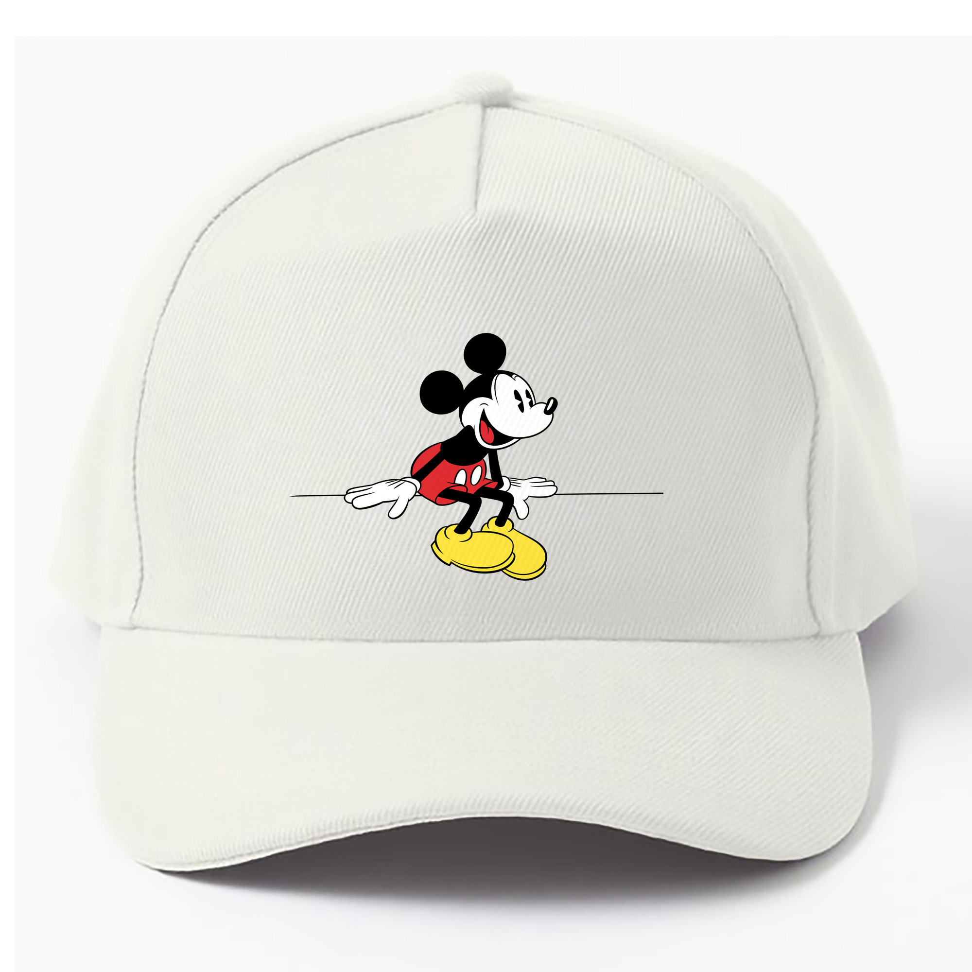 （画像用） ミッキーマウス Mickey Mouse ベースボールキャップ 綿100％ 男女兼用 帽子 スポーツ