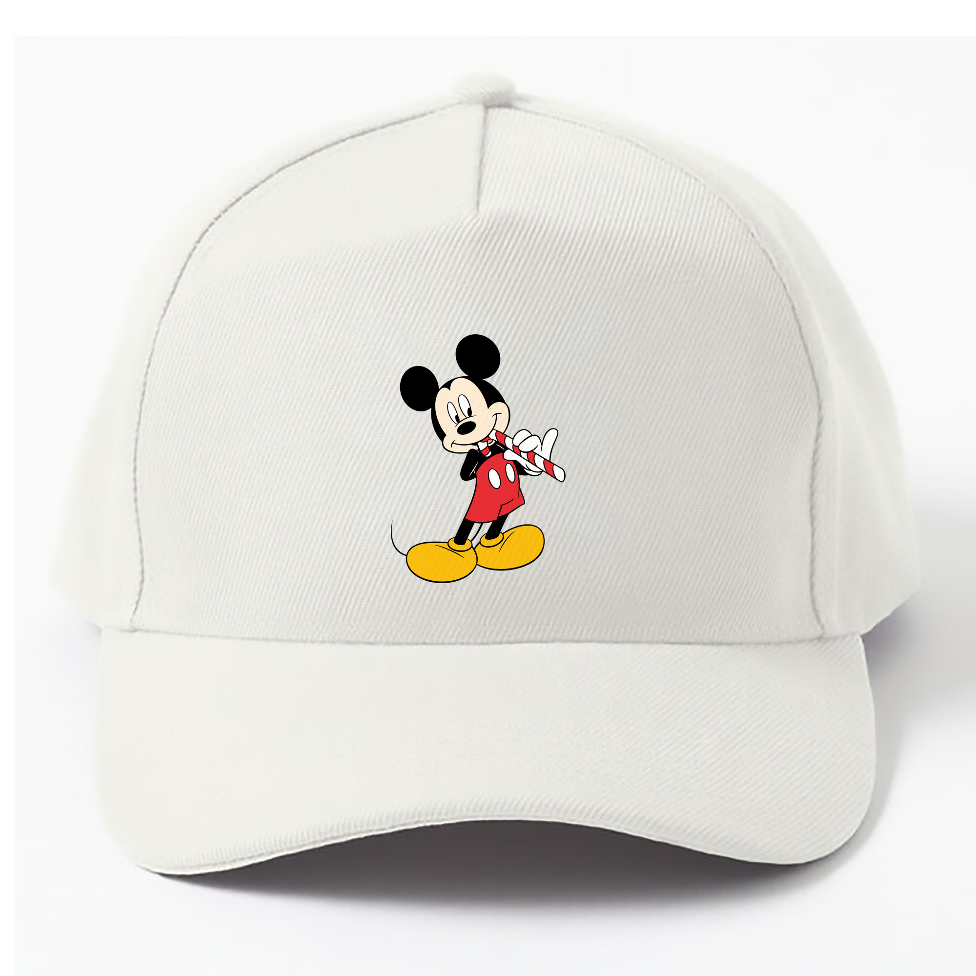 （画像用） ミッキーマウス Mickey Mouse ベースボールキャップ 綿100％ 男女兼用 帽子 スポーツ