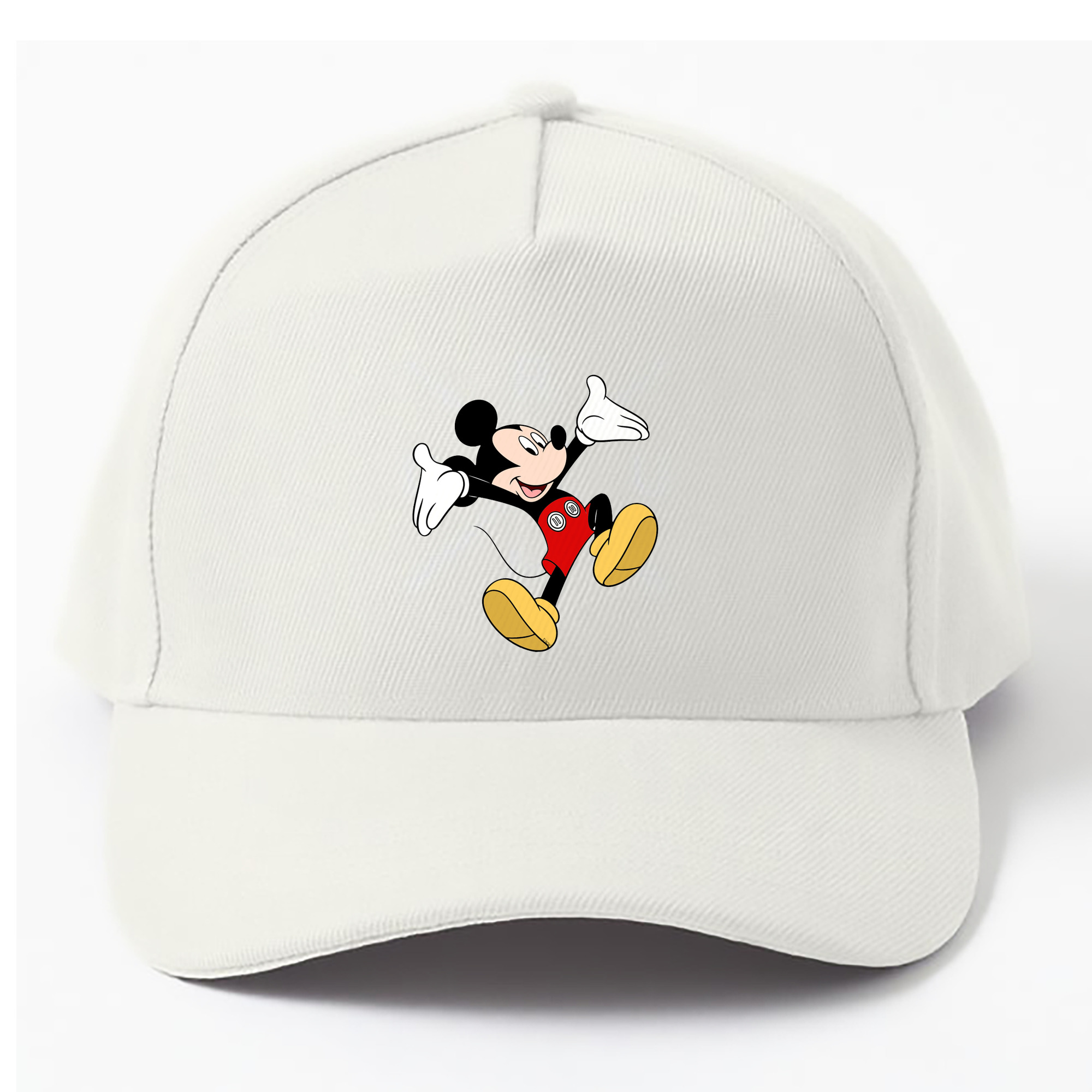 （画像用） ミッキーマウス Mickey Mouse ベースボールキャップ 綿100％ 男女兼用 帽子 スポーツ