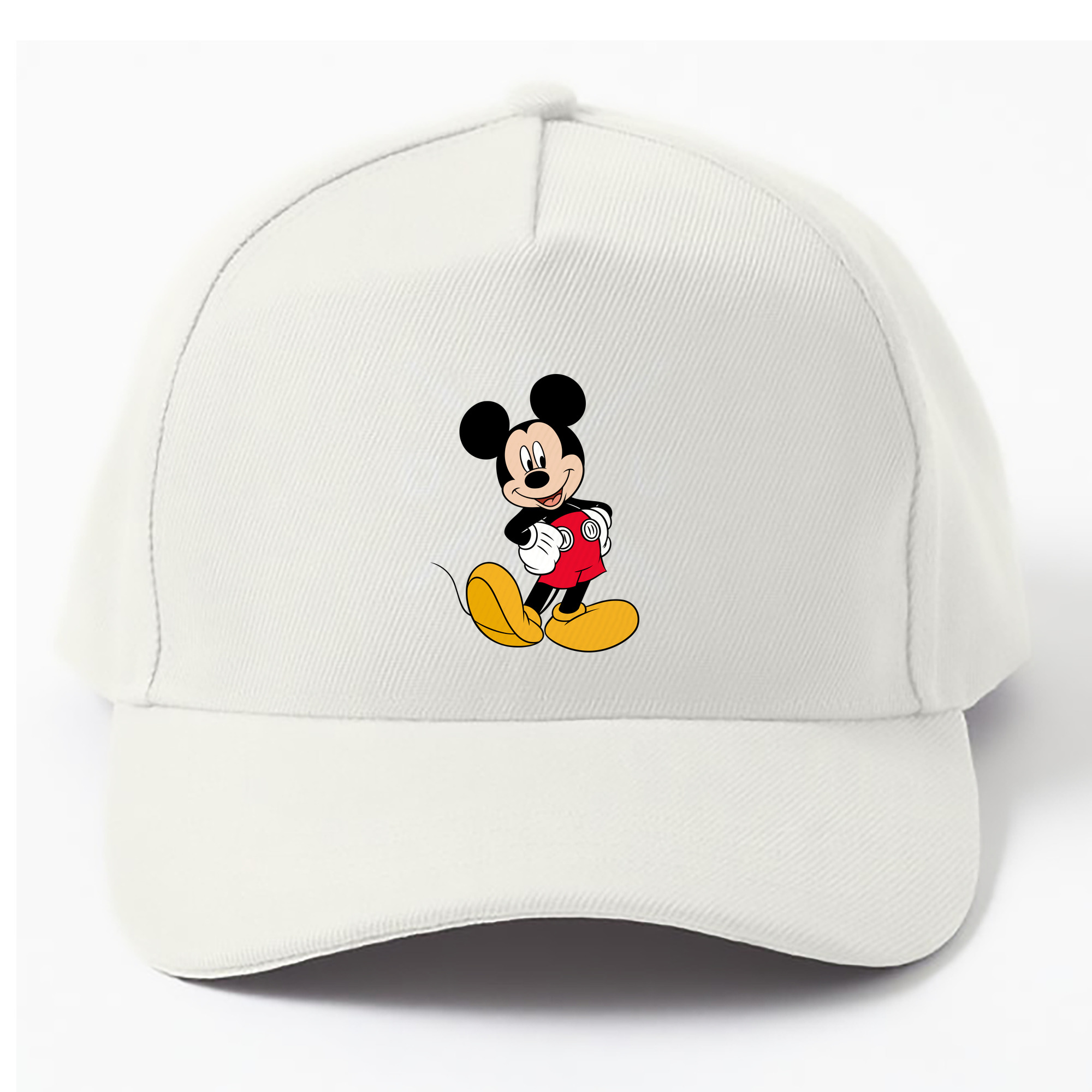 （画像用） ミッキーマウス Mickey Mouse ベースボールキャップ 綿100％ 男女兼用 帽子 スポーツ