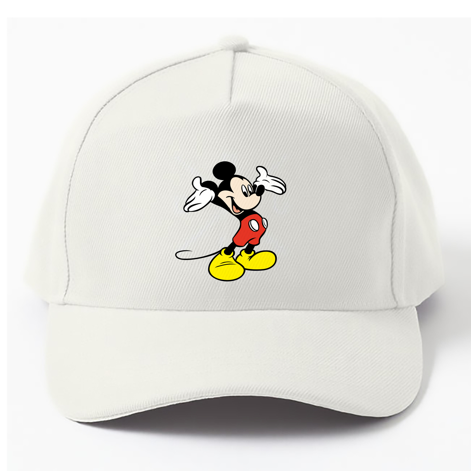 （画像用） ミッキーマウス Mickey Mouse ベースボールキャップ 綿100％ 男女兼用 帽子 スポーツ