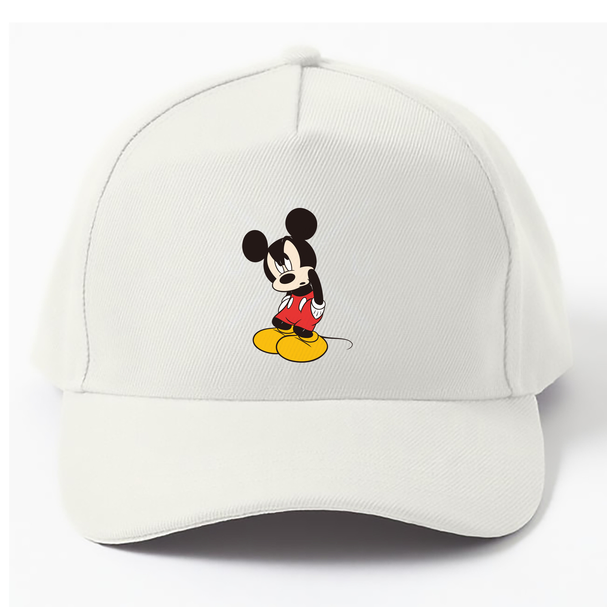 （画像用） ミッキーマウス Mickey Mouse ベースボールキャップ 綿100％ 男女兼用 帽子 スポーツ