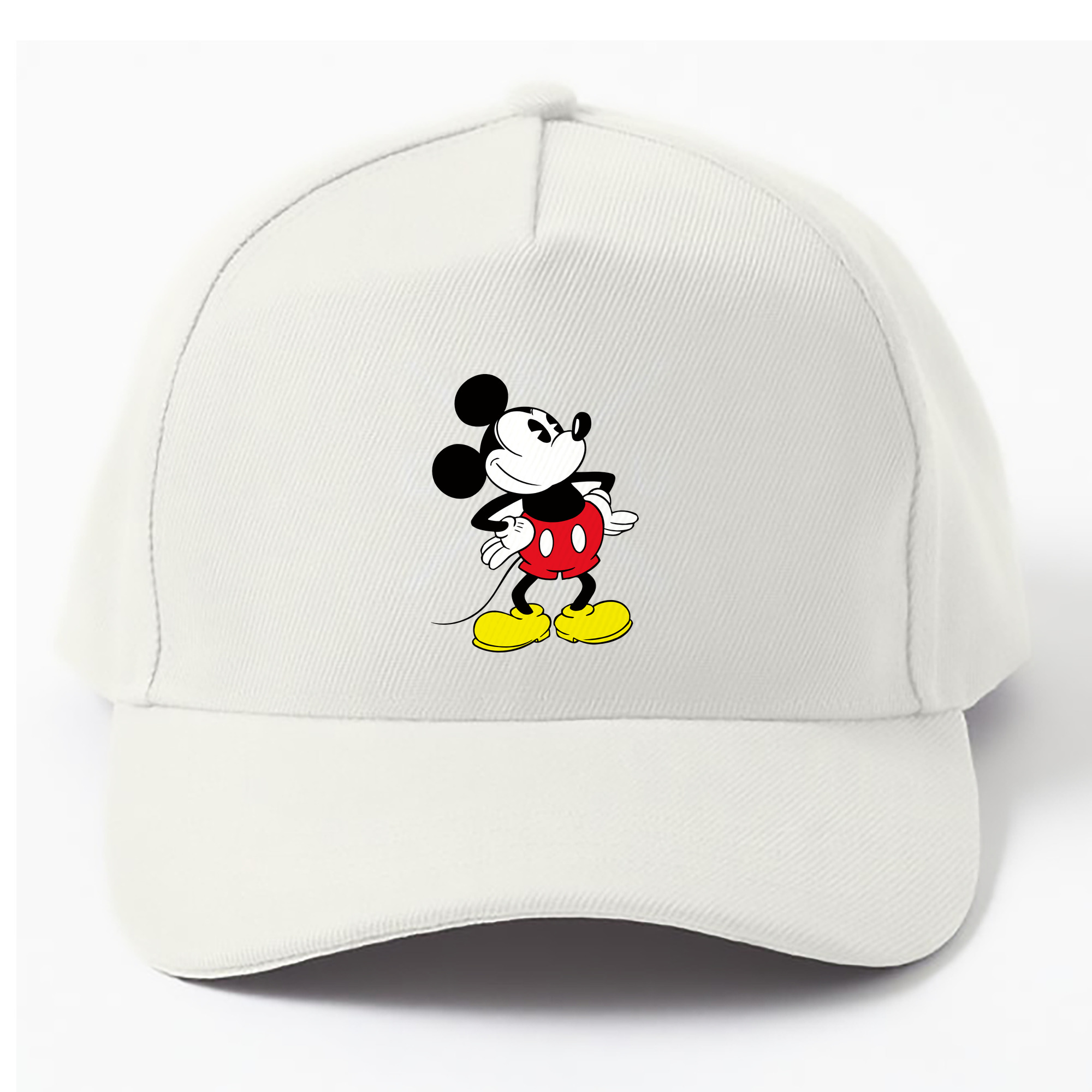 （画像用） ミッキーマウス Mickey Mouse ベースボールキャップ 綿100％ 男女兼用 帽子 スポーツ
