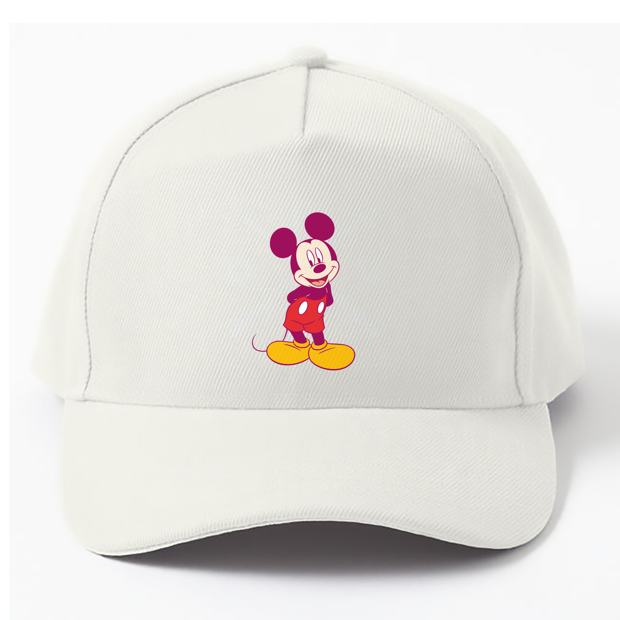 （画像用） ミッキーマウス Mickey Mouse ベースボールキャップ 綿100％ 男女兼用 帽子 スポーツ