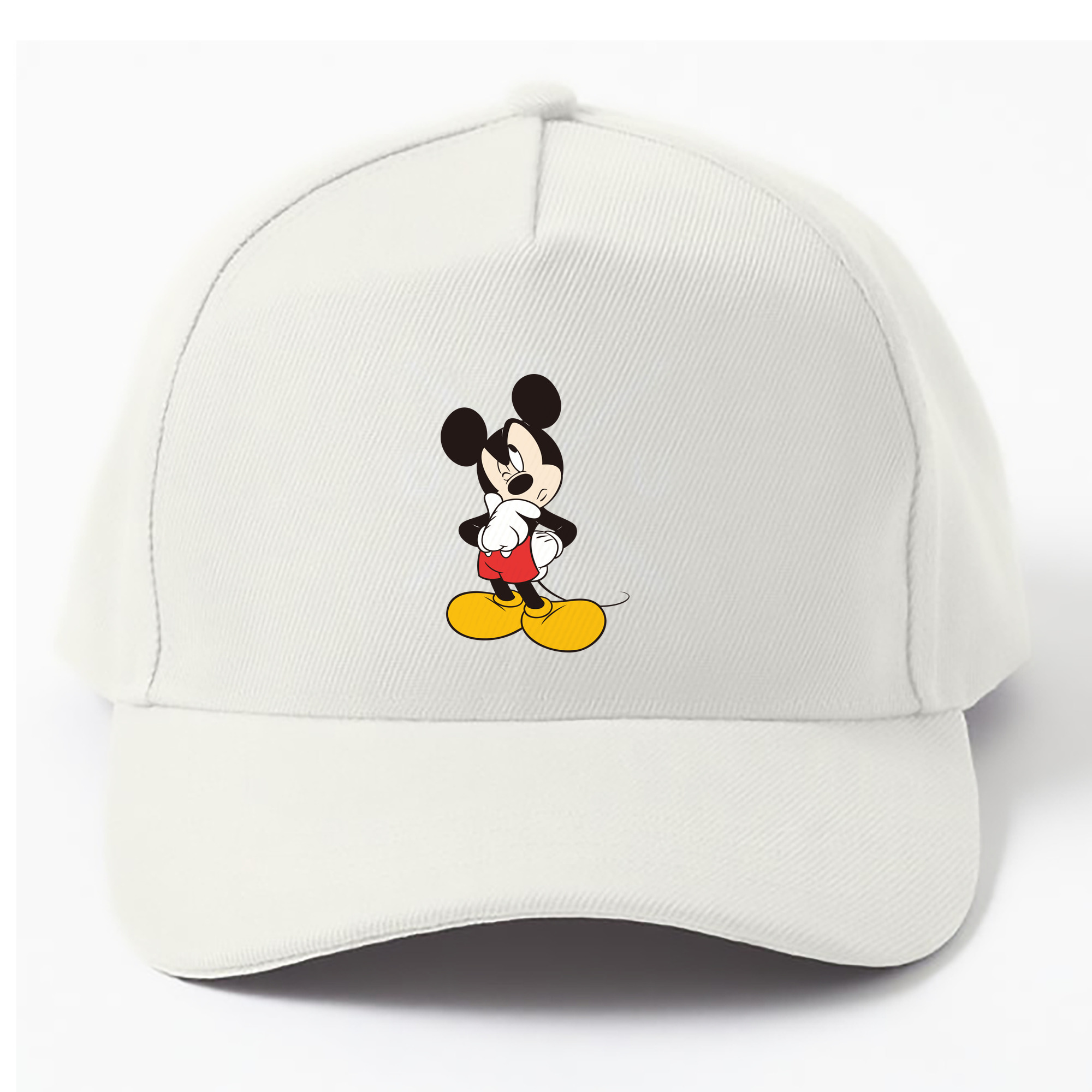 （画像用） ミッキーマウス Mickey Mouse ベースボールキャップ 綿100％ 男女兼用 帽子 スポーツ